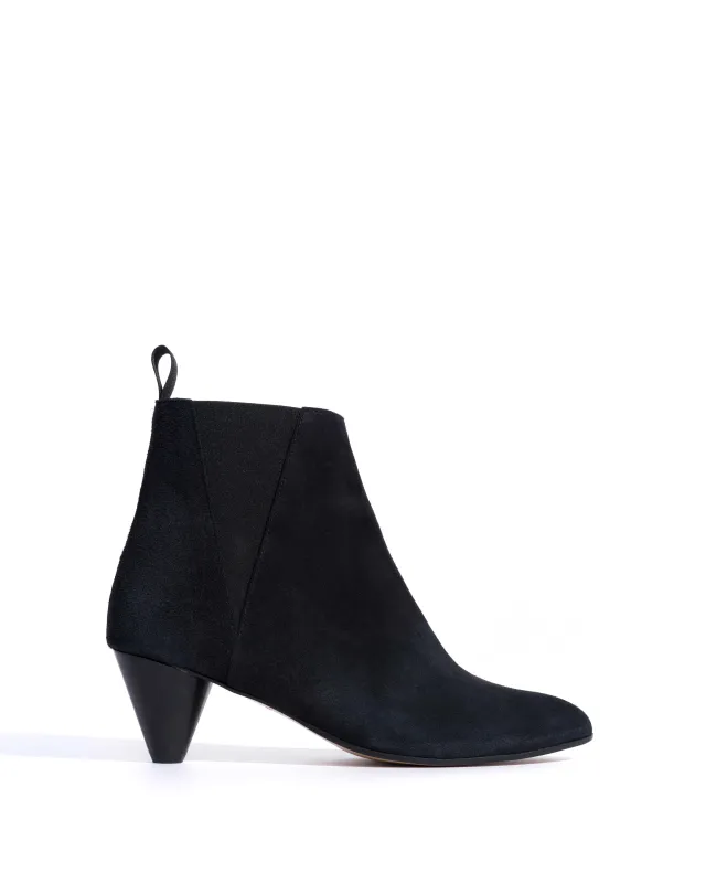 Clivia 50 cone Calf suede Off black sold by Anonymous Copenhagen