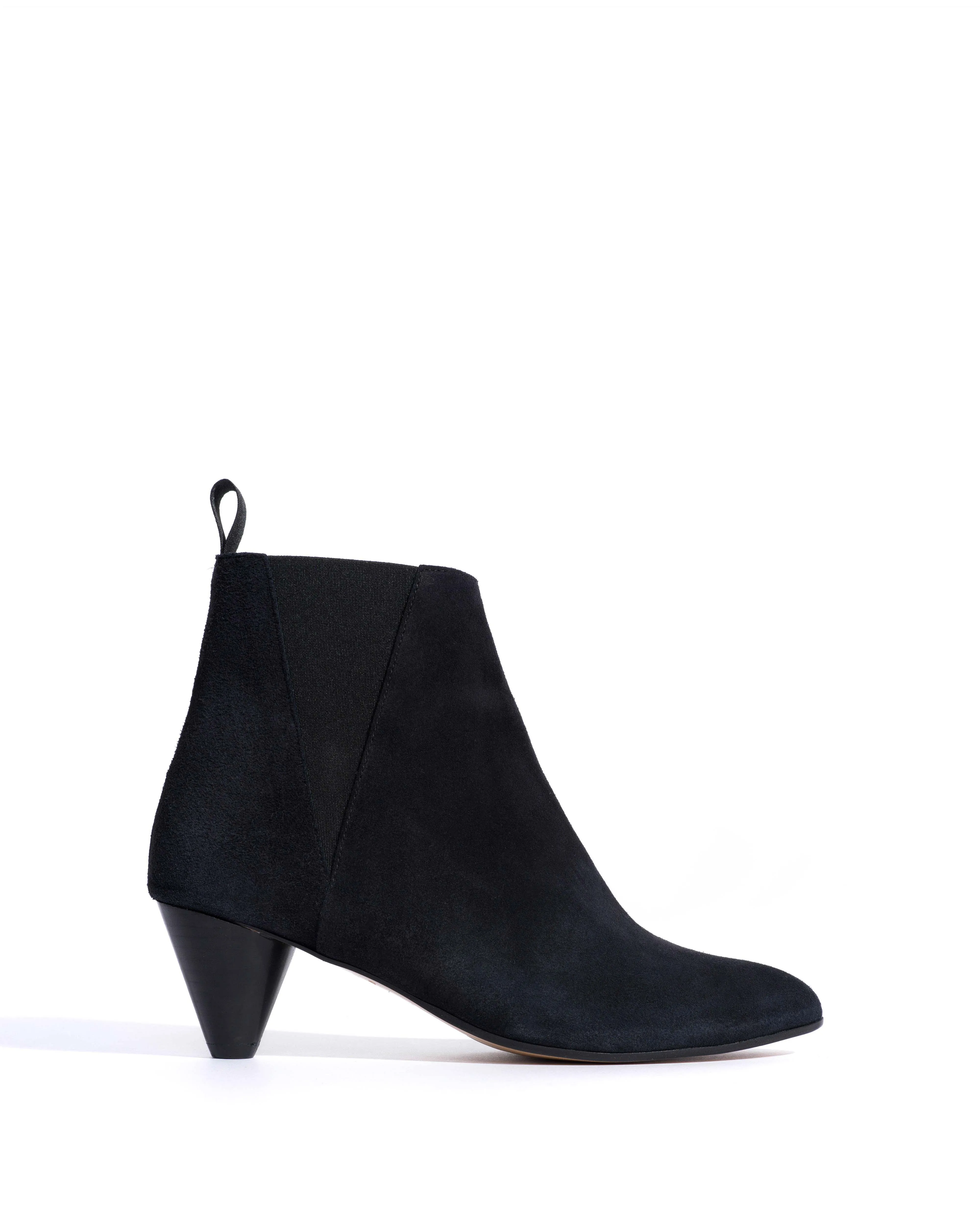 Clivia 50 cone Calf suede Off black sold by Anonymous Copenhagen