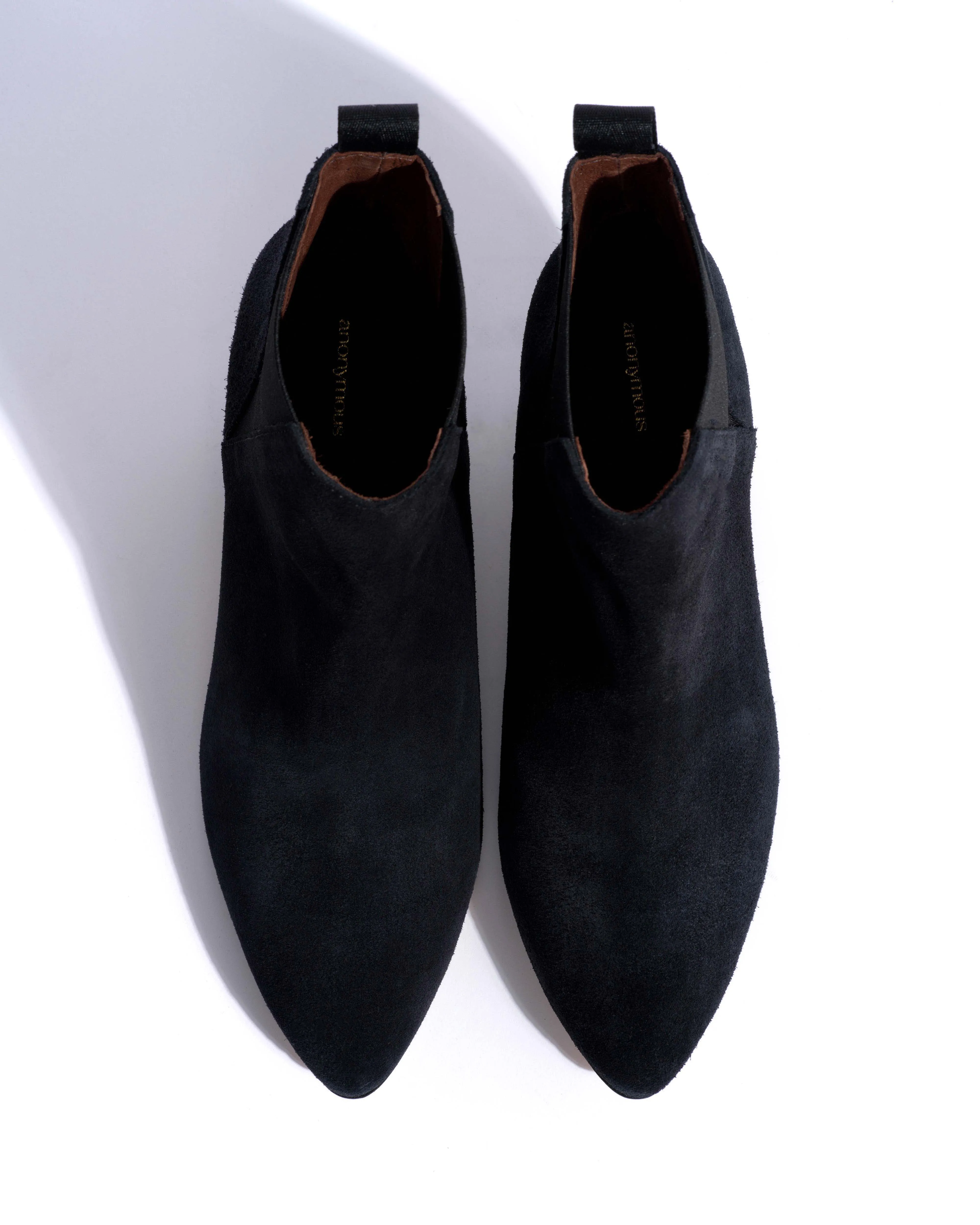 Clivia 50 cone Calf suede Off black sold by Anonymous Copenhagen product image thumbnail 4