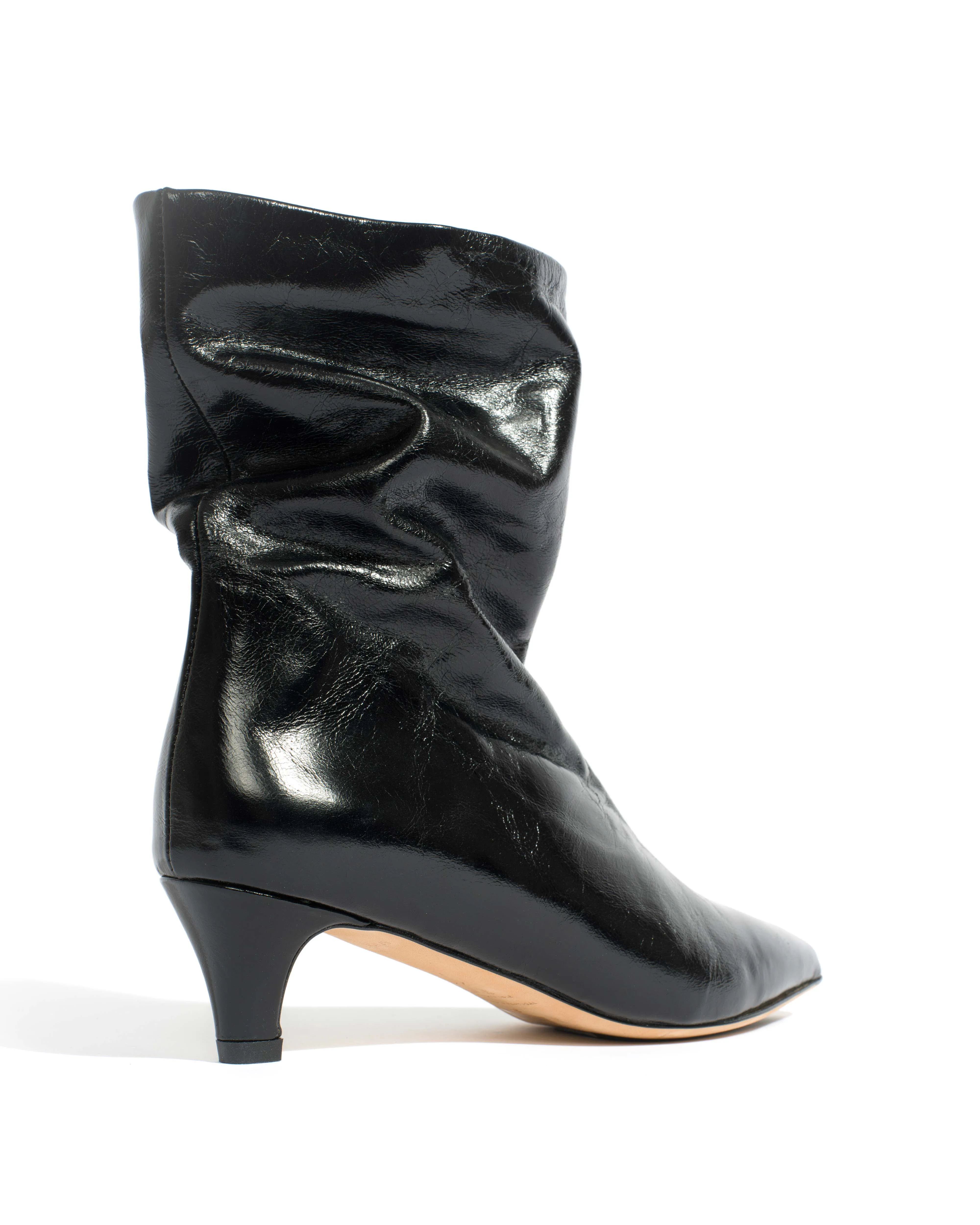 Sweeney 40 stiletto Crinkled soft calf Black sold by Anonymous Copenhagen product image thumbnail 4