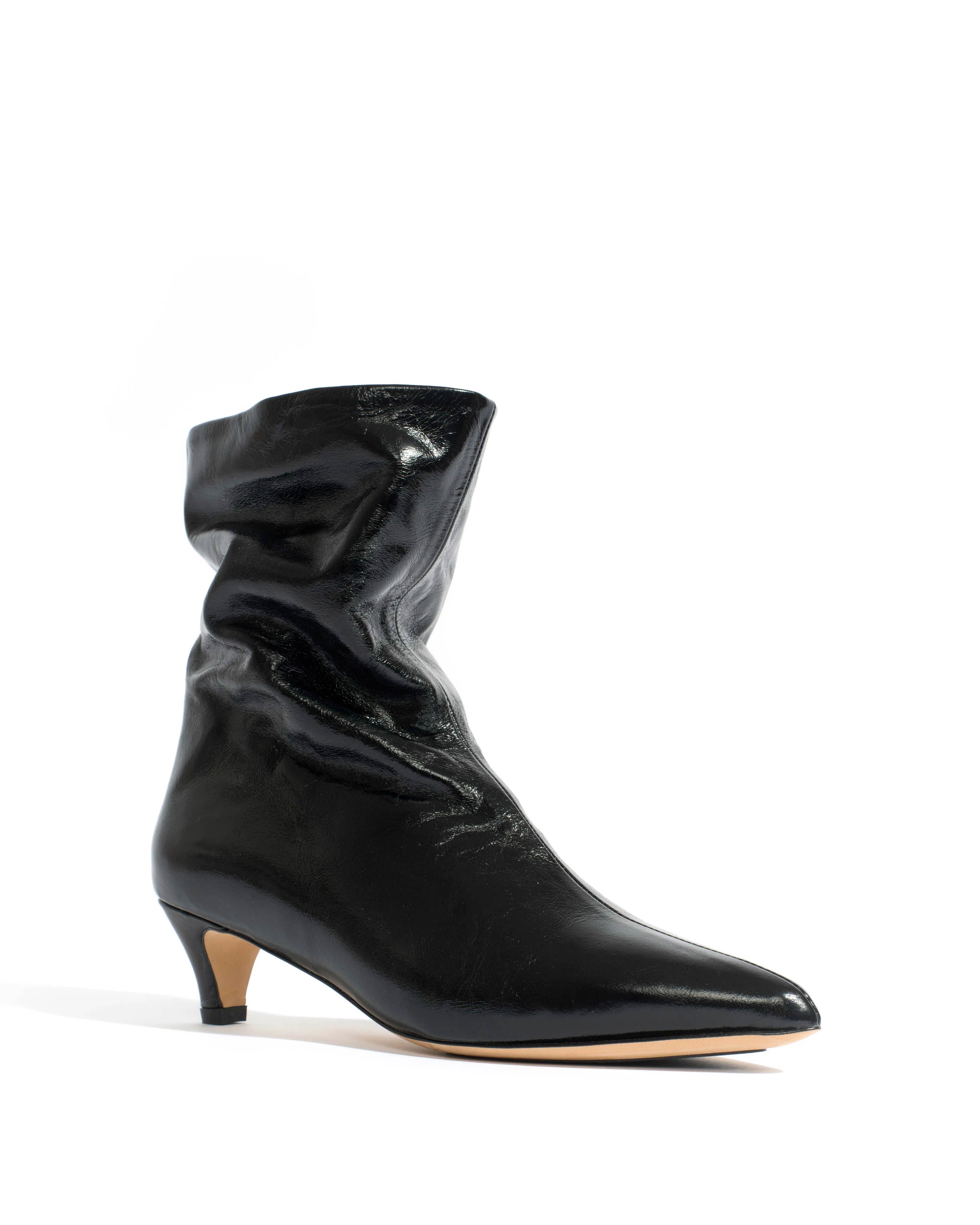 Sweeney 40 stiletto Crinkled soft calf Black sold by Anonymous Copenhagen product image thumbnail 2