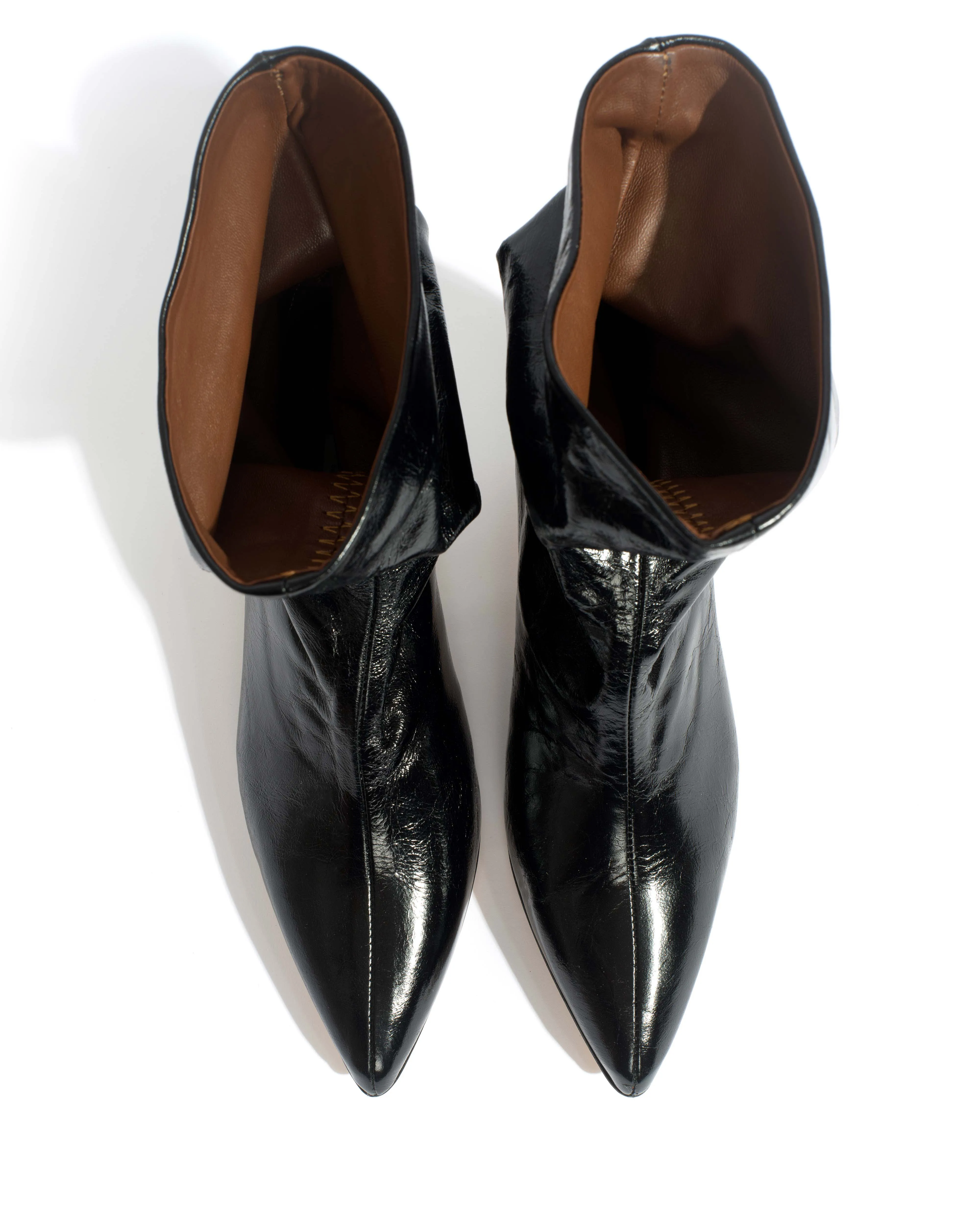 Sweeney 40 stiletto Crinkled soft calf Black sold by Anonymous Copenhagen product image thumbnail 5