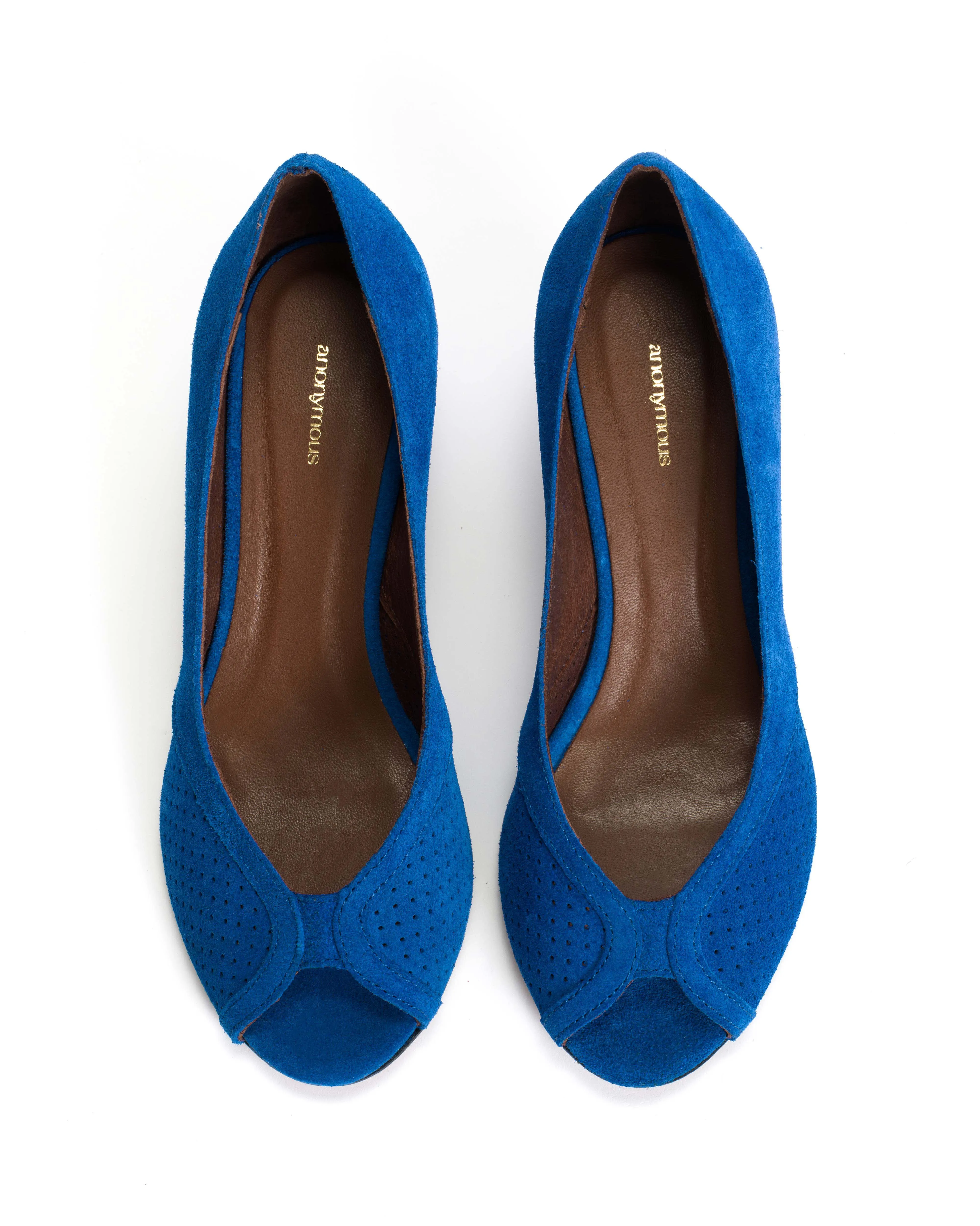 Tiffany stiletto Calf suede Electric blue sold by Anonymous Copenhagen product image thumbnail 3