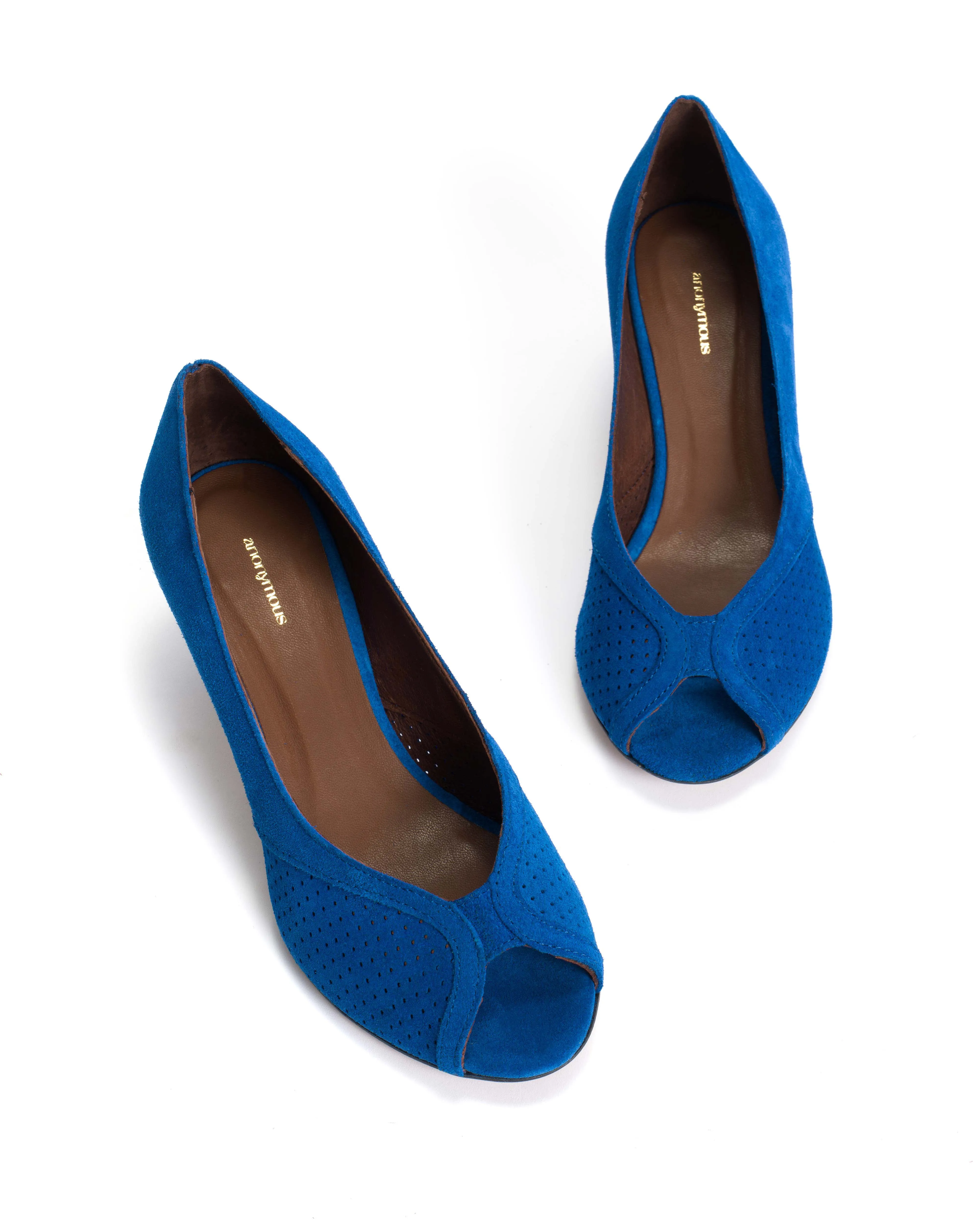 Tiffany stiletto Calf suede Electric blue sold by Anonymous Copenhagen product image thumbnail 5