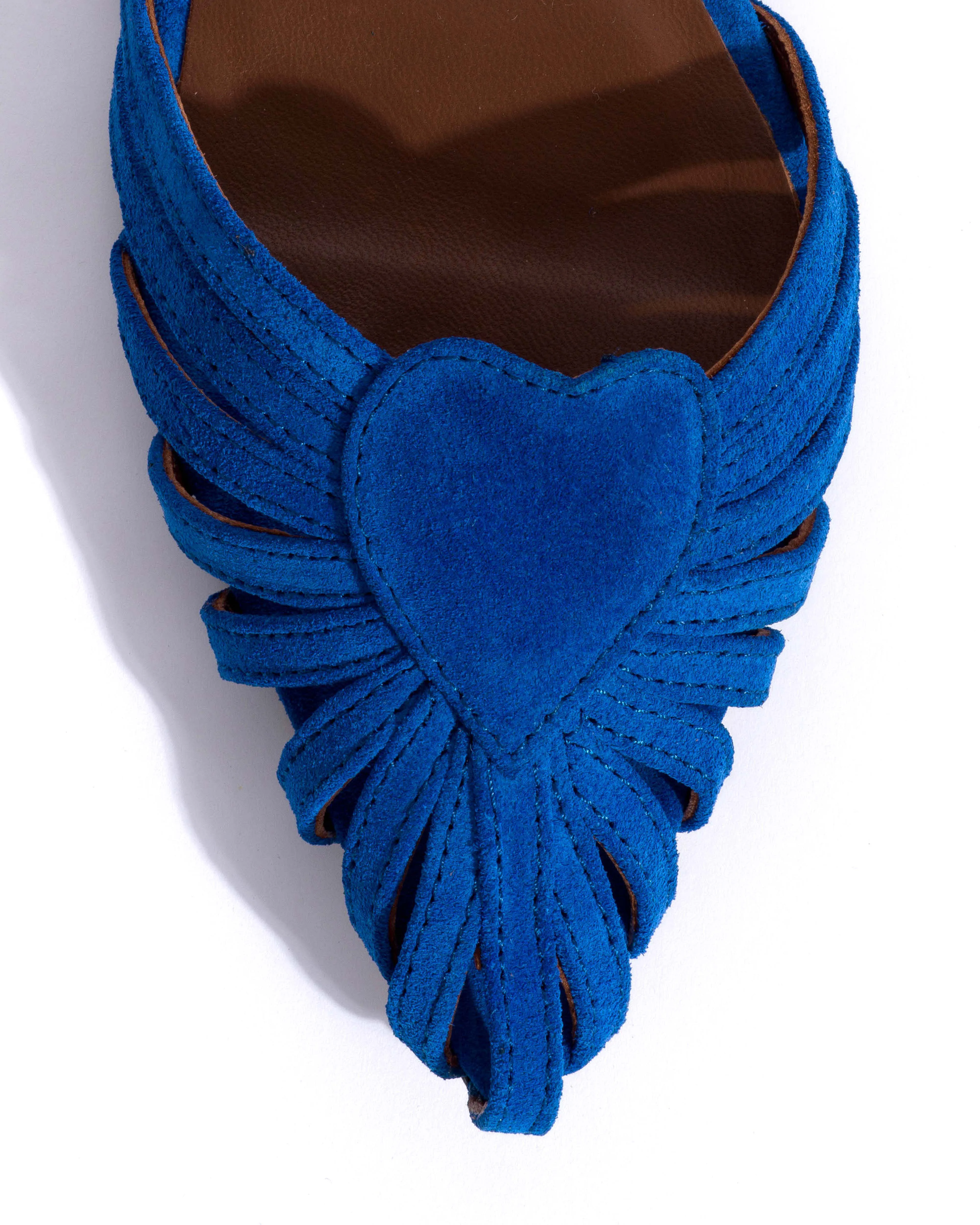 Keesha 10 Calf suede Electric blue sold by Anonymous Copenhagen product image thumbnail 5