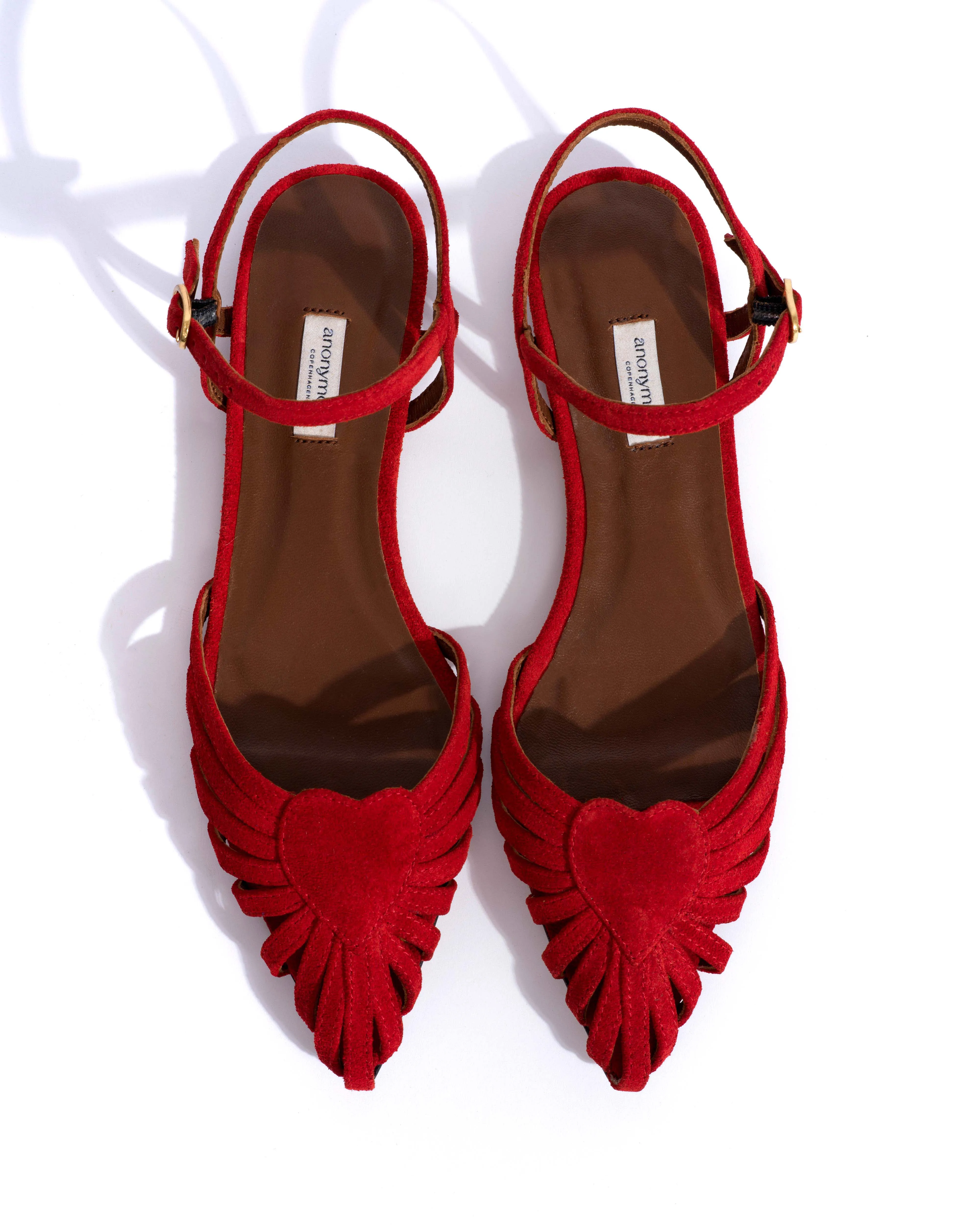 Keesha 10 Calf suede Ruby red sold by Anonymous Copenhagen product image thumbnail 4