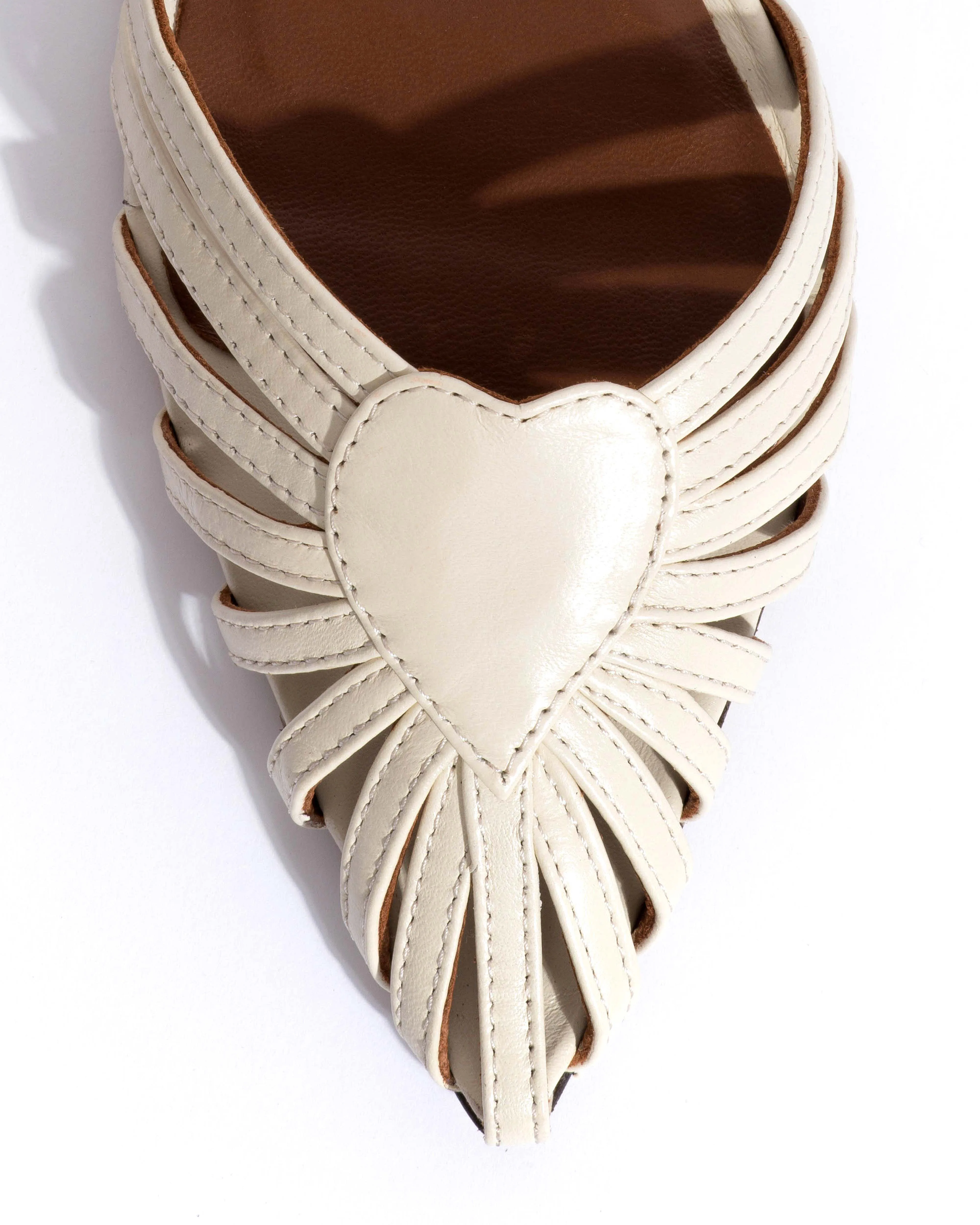 Keesha 10 Shiny lamb White sand sold by Anonymous Copenhagen product image thumbnail 5