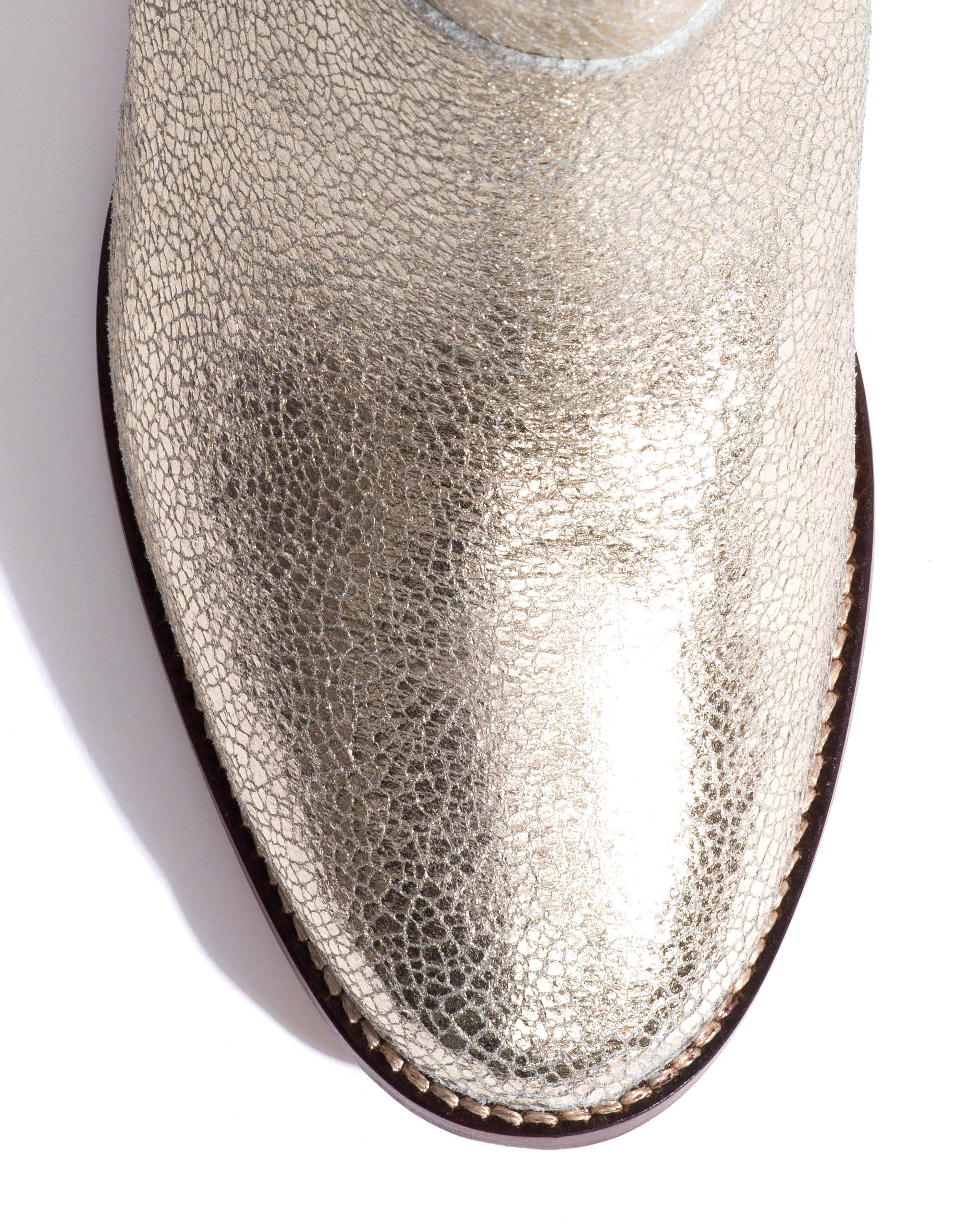 Hirah 55 Crackled metallic goat Champagne sold by Anonymous Copenhagen product image thumbnail 5