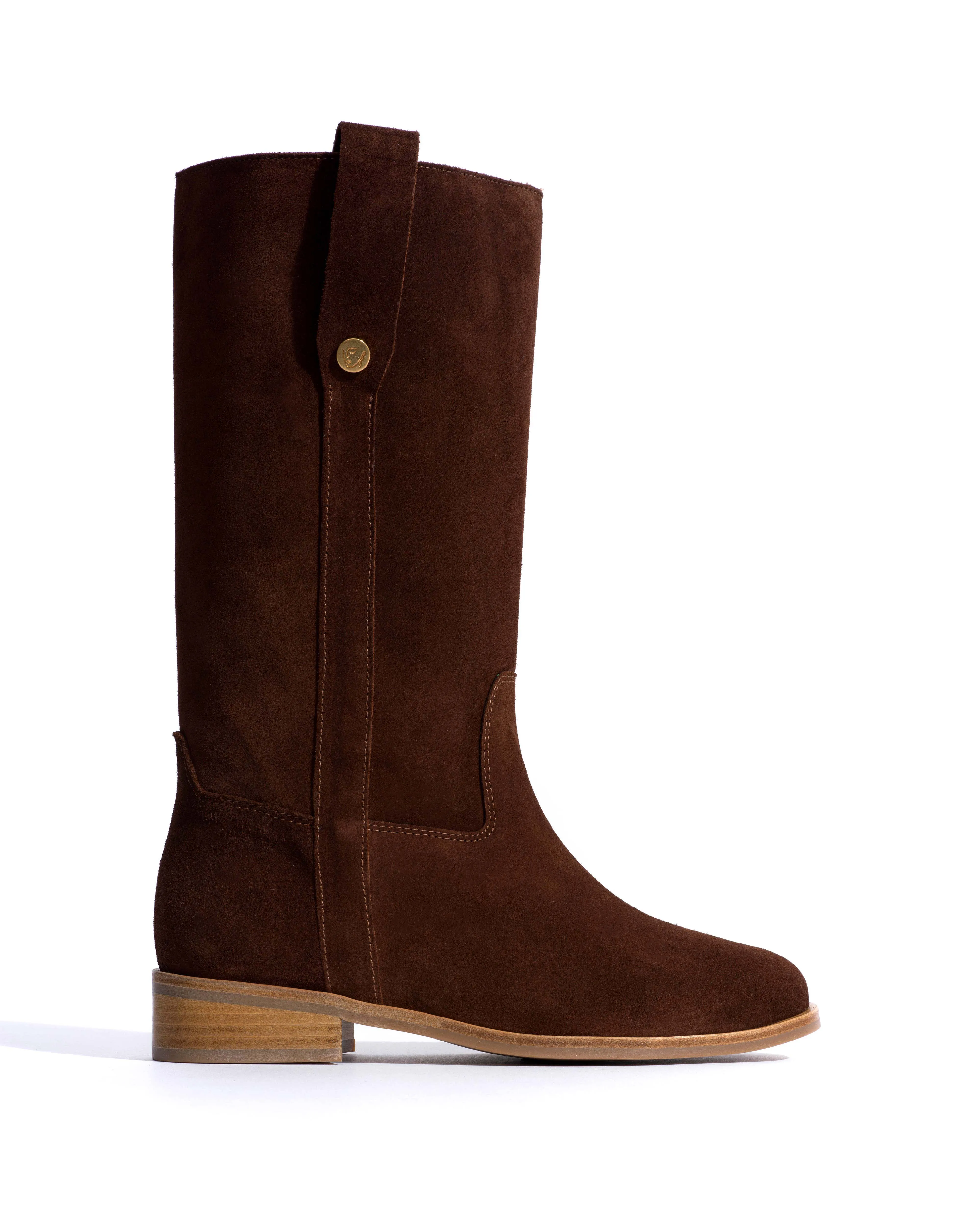 Brinesh Calf suede Chocolate sold by Anonymous Copenhagen