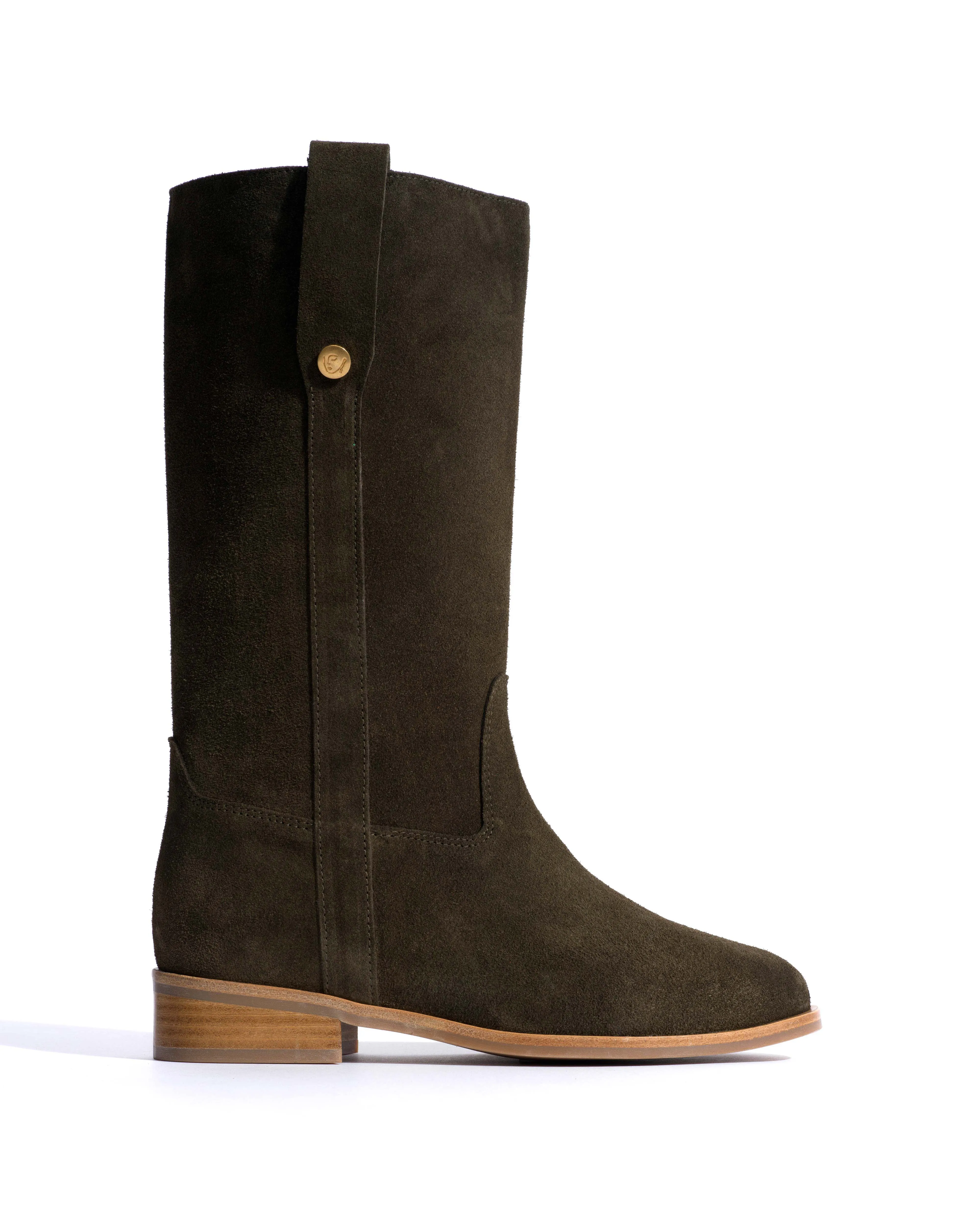 Brinesh Calf suede Moss green sold by Anonymous Copenhagen