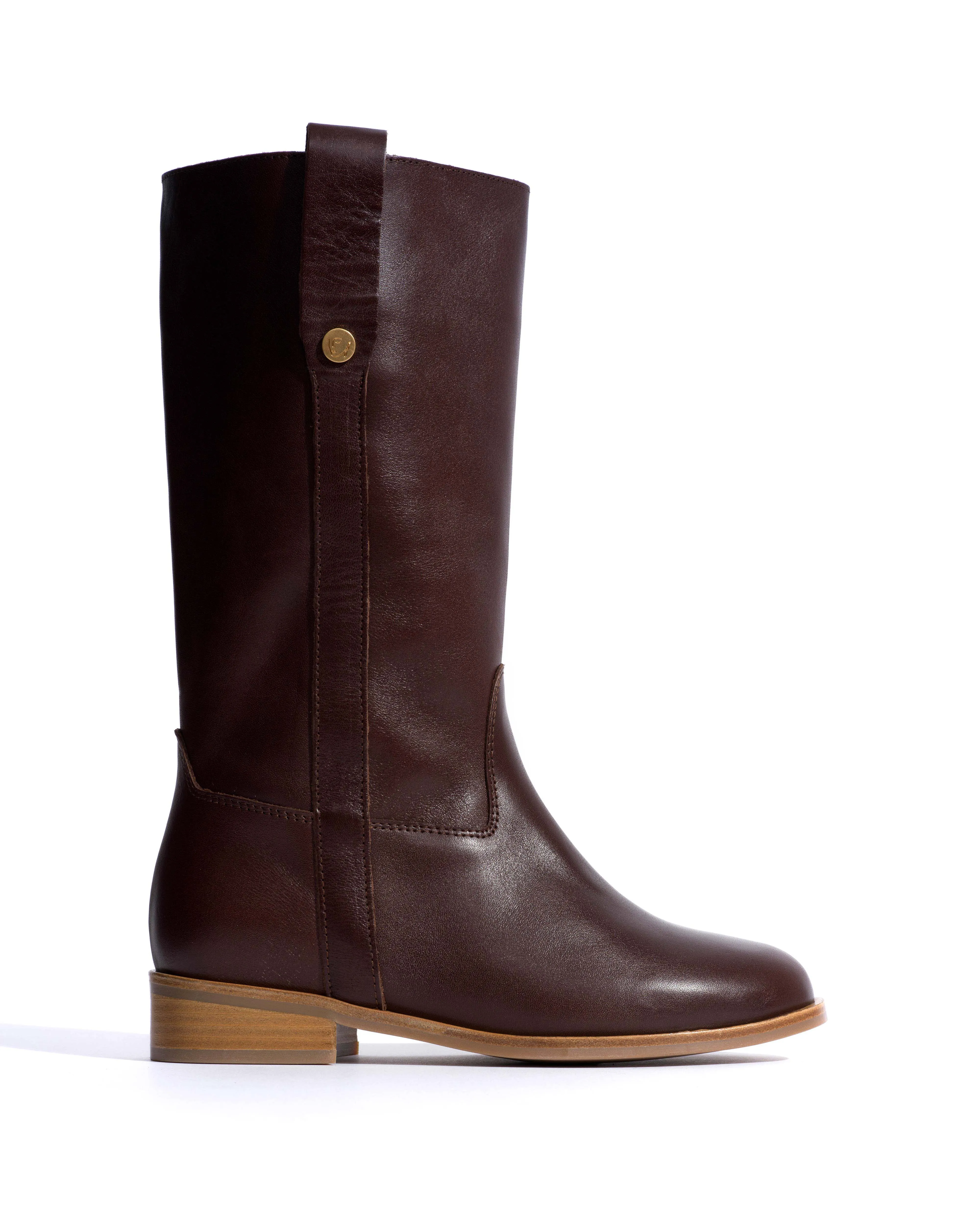 Brinesh Vegetal soft calf Coffee brown sold by Anonymous Copenhagen