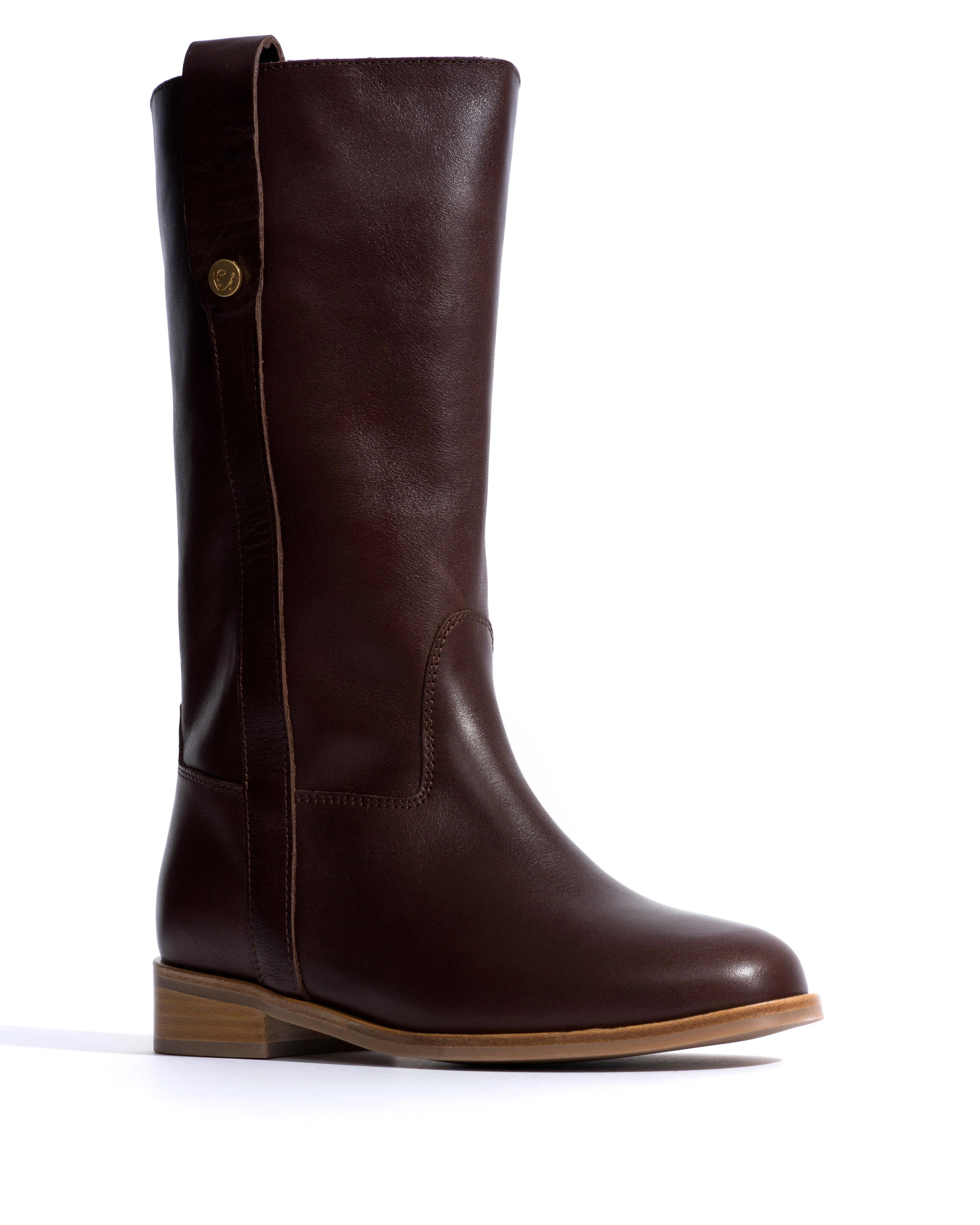 Brinesh Vegetal soft calf Coffee brown sold by Anonymous Copenhagen product image thumbnail 2