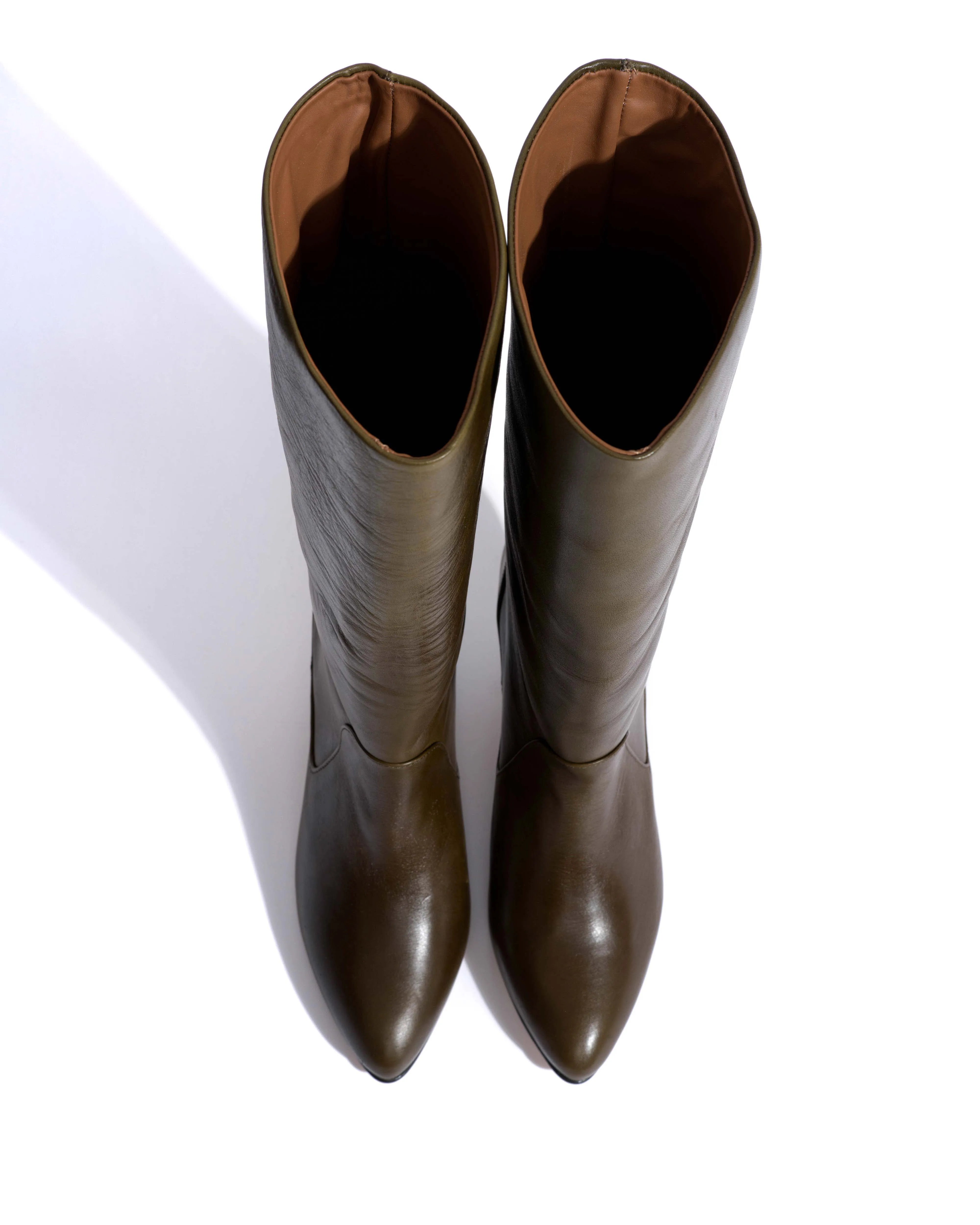 Valle 50 stiletto Vegetal soft calf Forrest green sold by Anonymous Copenhagen product image thumbnail 4