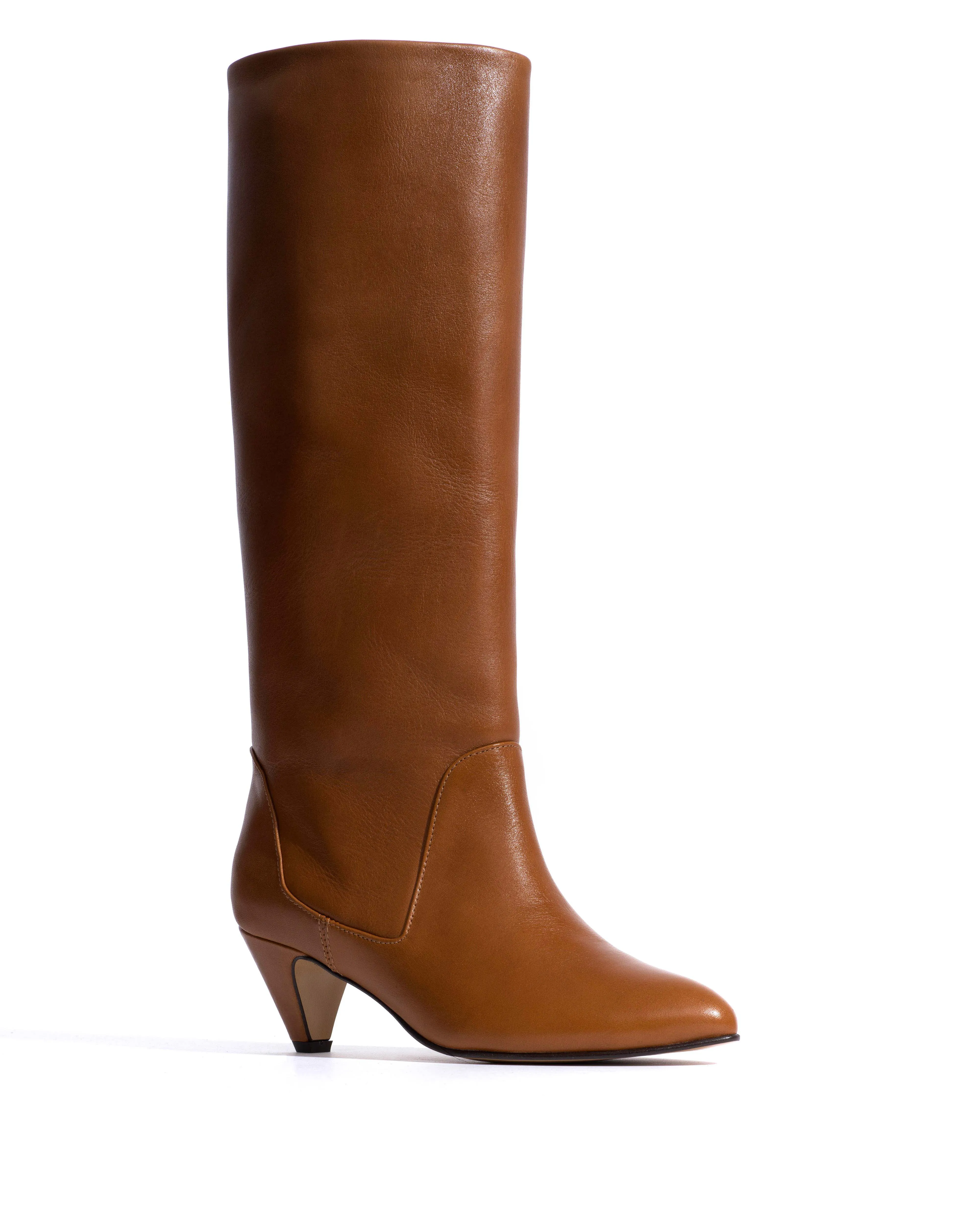 Valle 50 stiletto Vegetal soft calf Cinnamon sold by Anonymous Copenhagen product image thumbnail 2