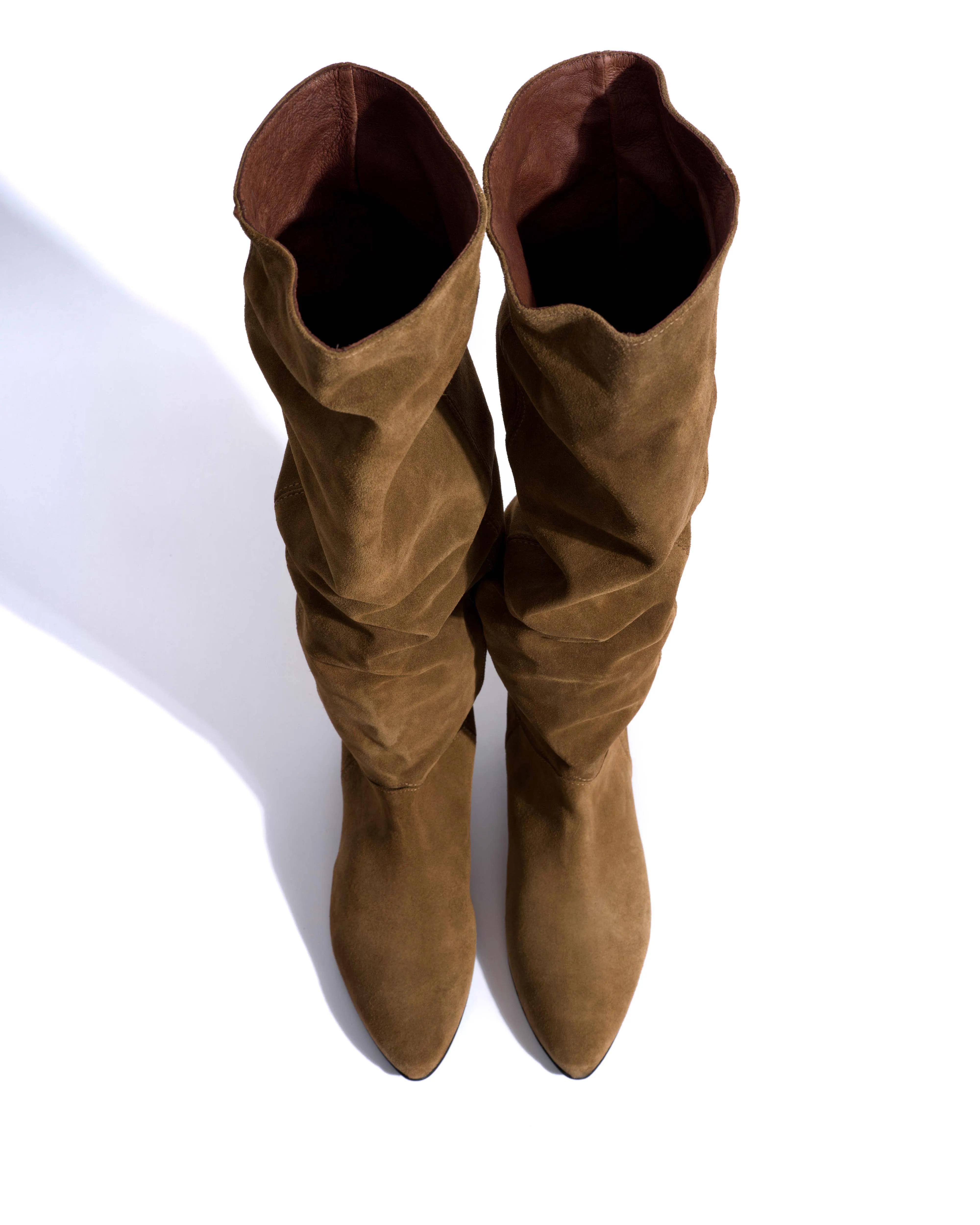 Jadah 20 Calf suede & sleek leather Cinnamon & dark taupe sold by Anonymous Copenhagen product image thumbnail 4