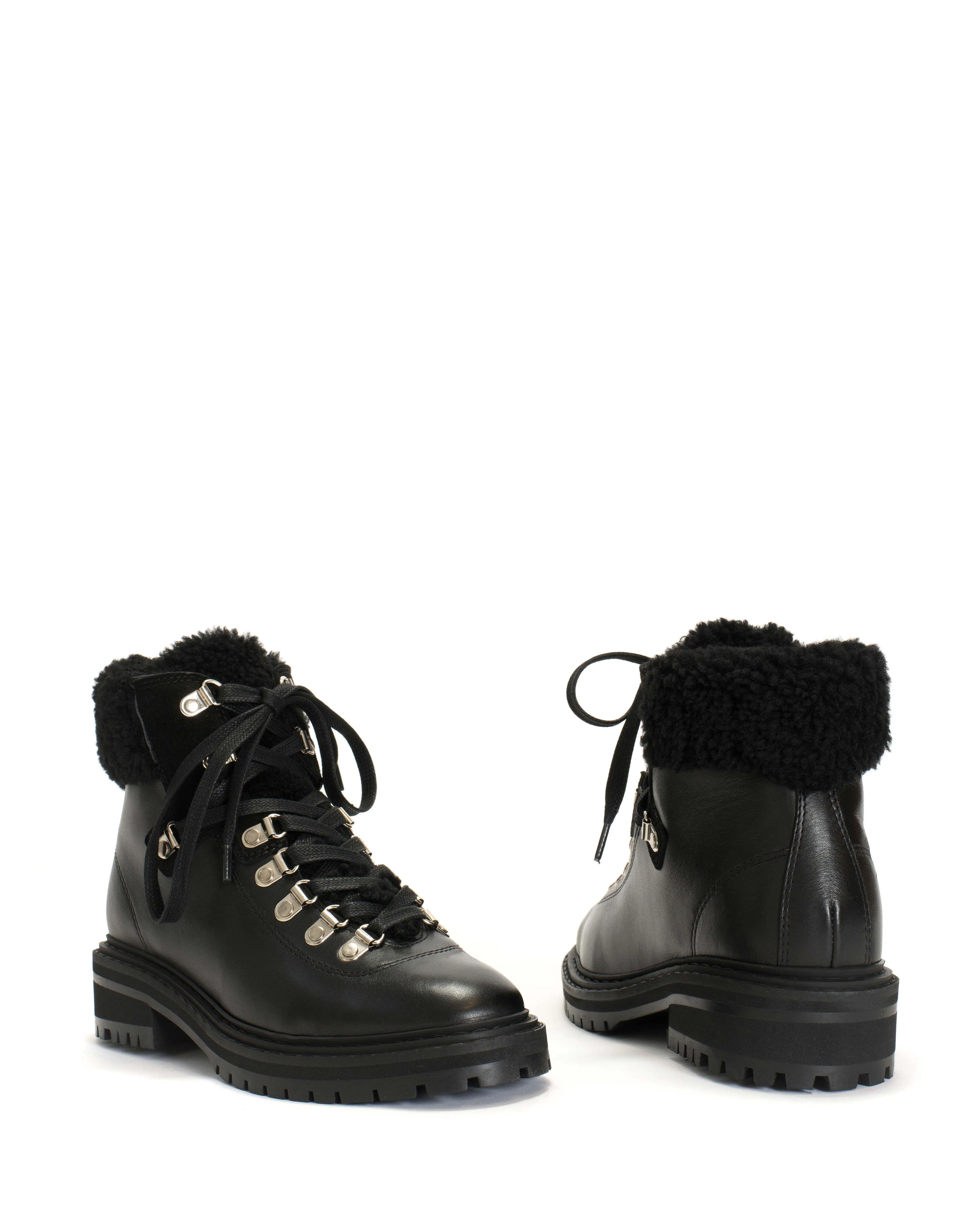 Beari lamb shearling Soft calf & suede leather Black sold by Anonymous Copenhagen product image thumbnail 5