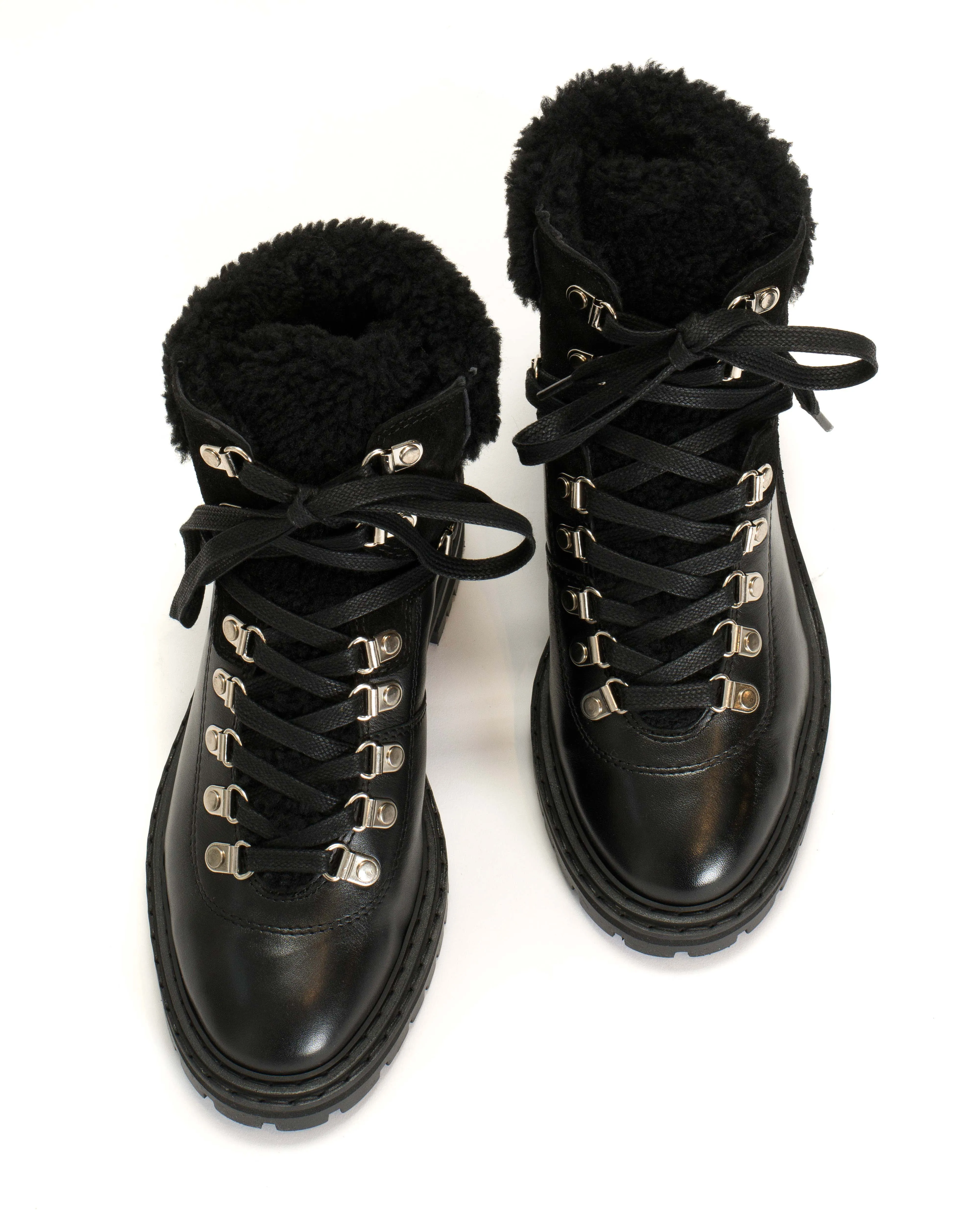 Beari lamb shearling Soft calf & suede leather Black sold by Anonymous Copenhagen product image thumbnail 4