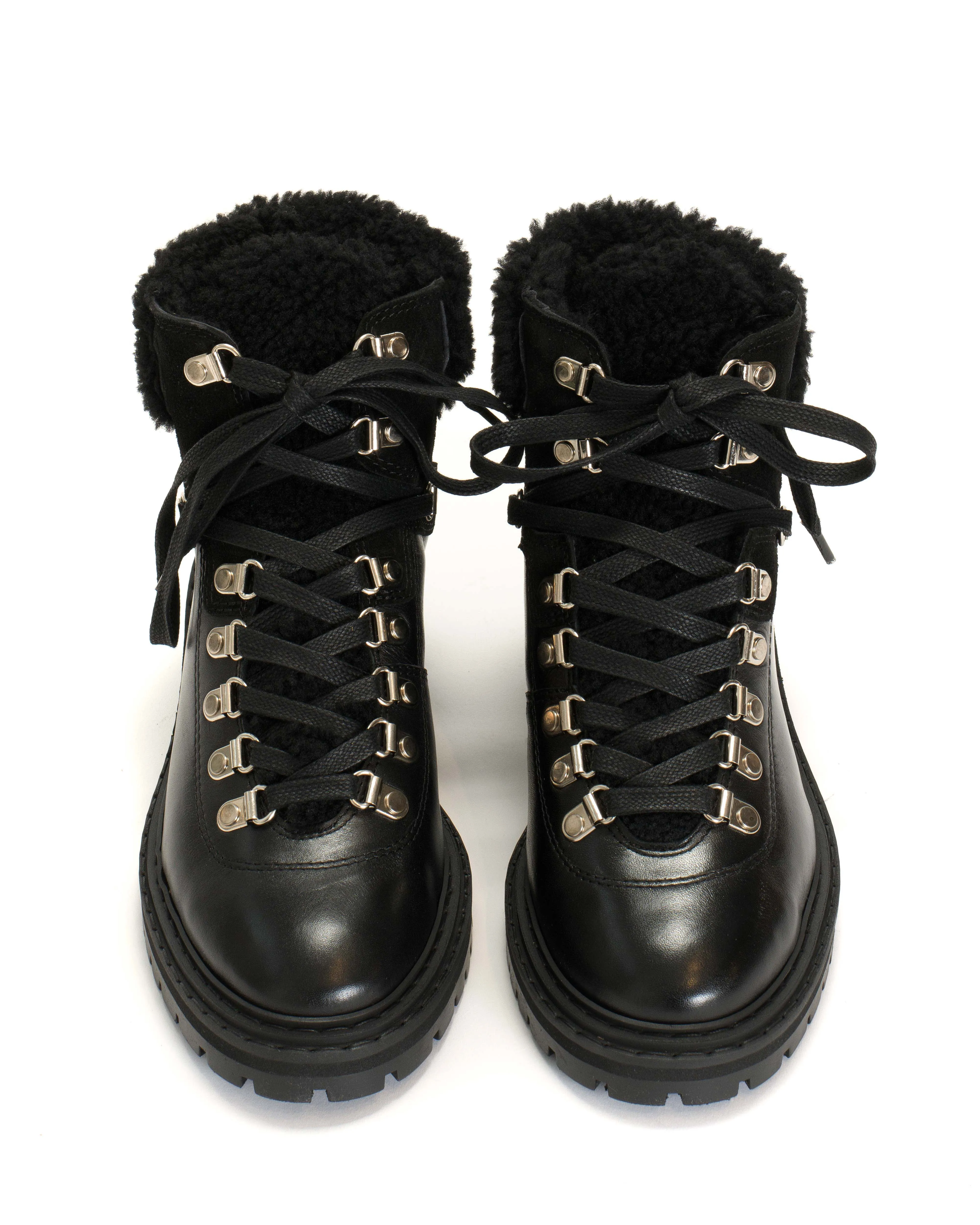 Beari lamb shearling Soft calf & suede leather Black sold by Anonymous Copenhagen product image thumbnail 3