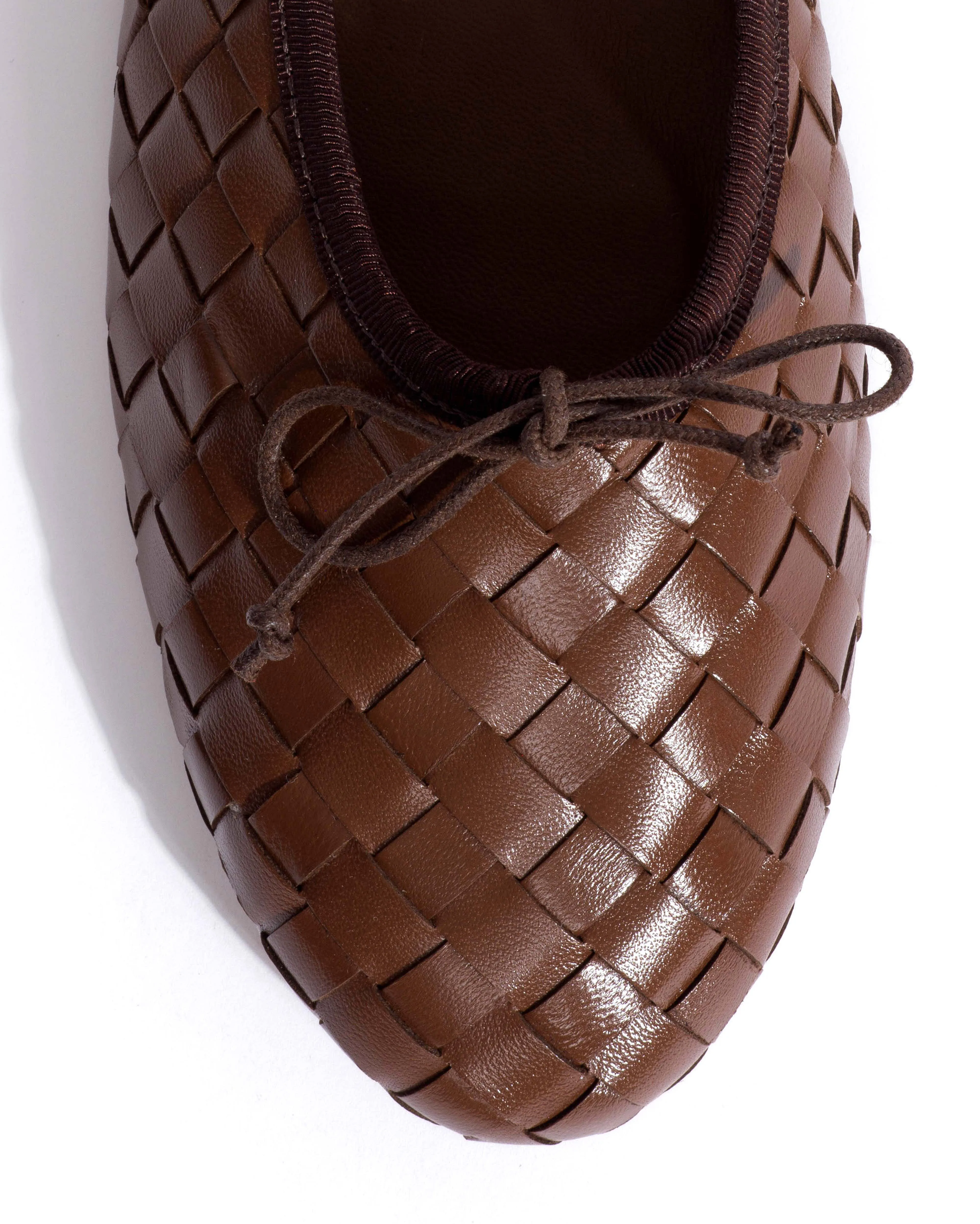 Sacha interlace Shiny lamb Chocolate sold by Anonymous Copenhagen product image thumbnail 5