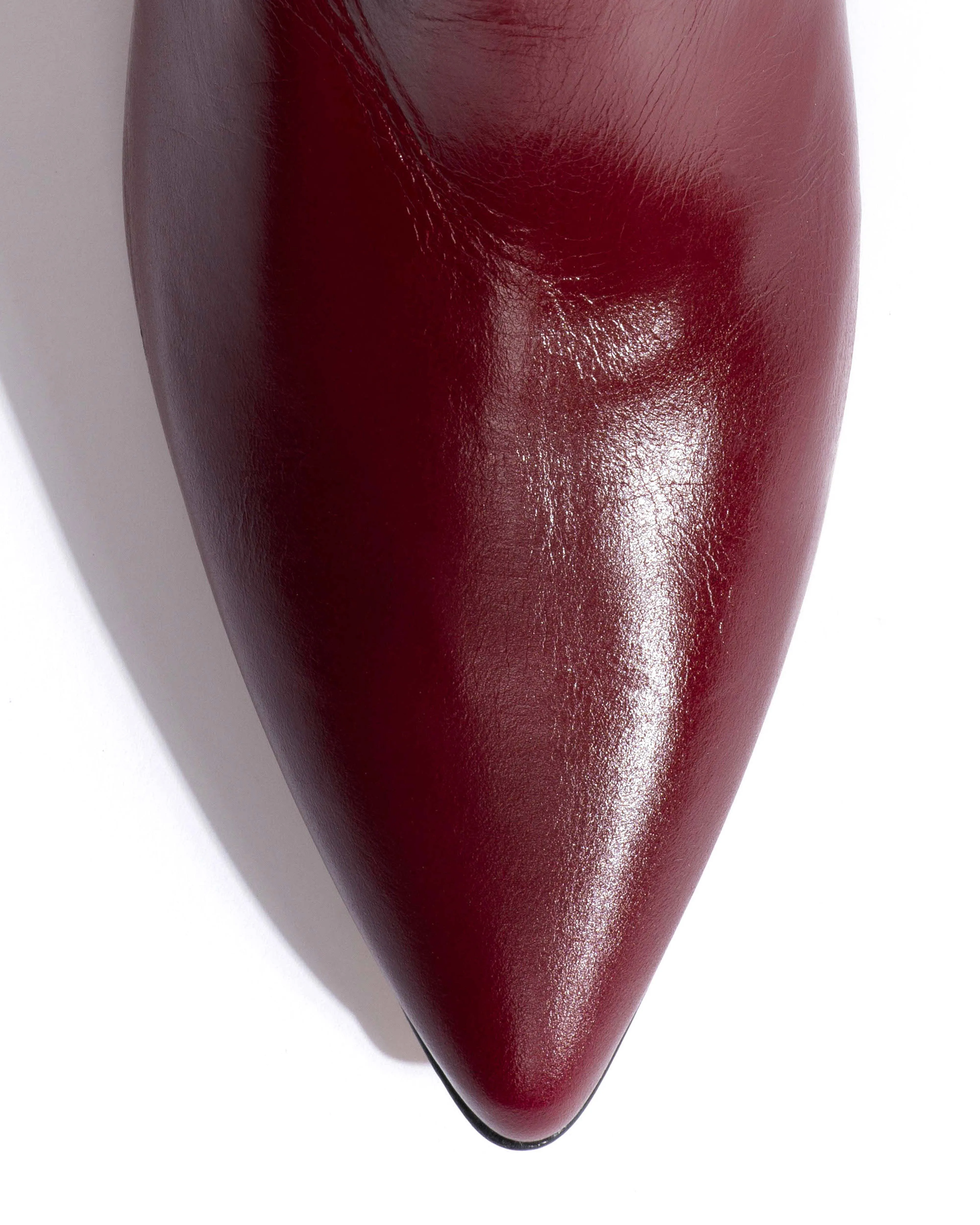 Cecilia 40 stiletto Crinkled soft calf Pomegranate sold by Anonymous Copenhagen product image thumbnail 5