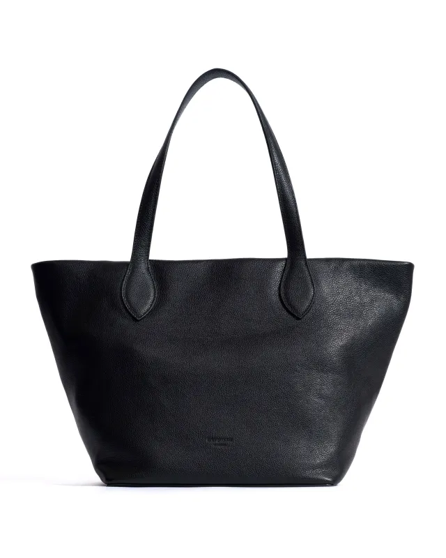 Arya carryall bag Pebbled soft calf Black sold by Anonymous Copenhagen