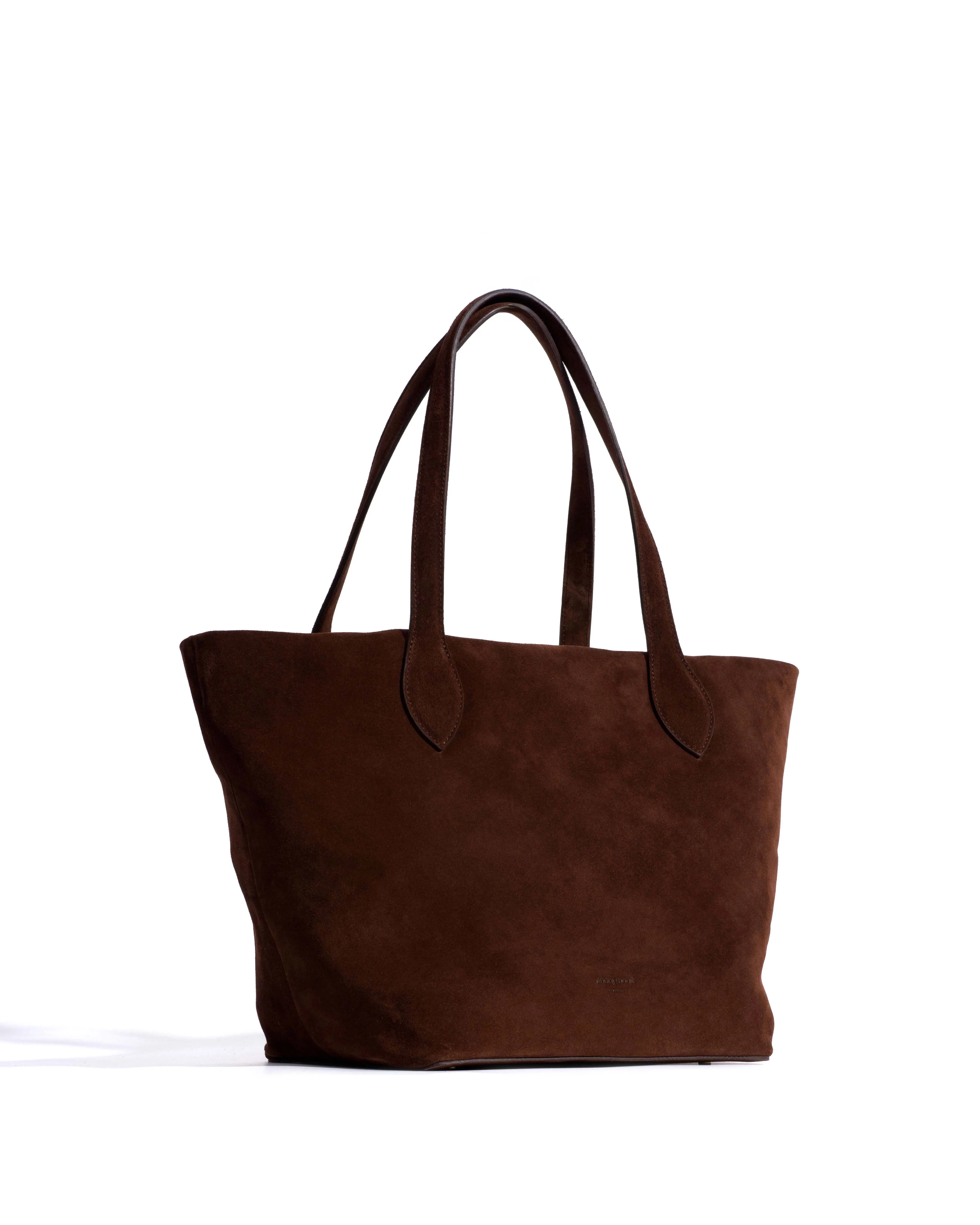 Arya carryall bag Calf suede Chocolate sold by Anonymous Copenhagen product image thumbnail 2