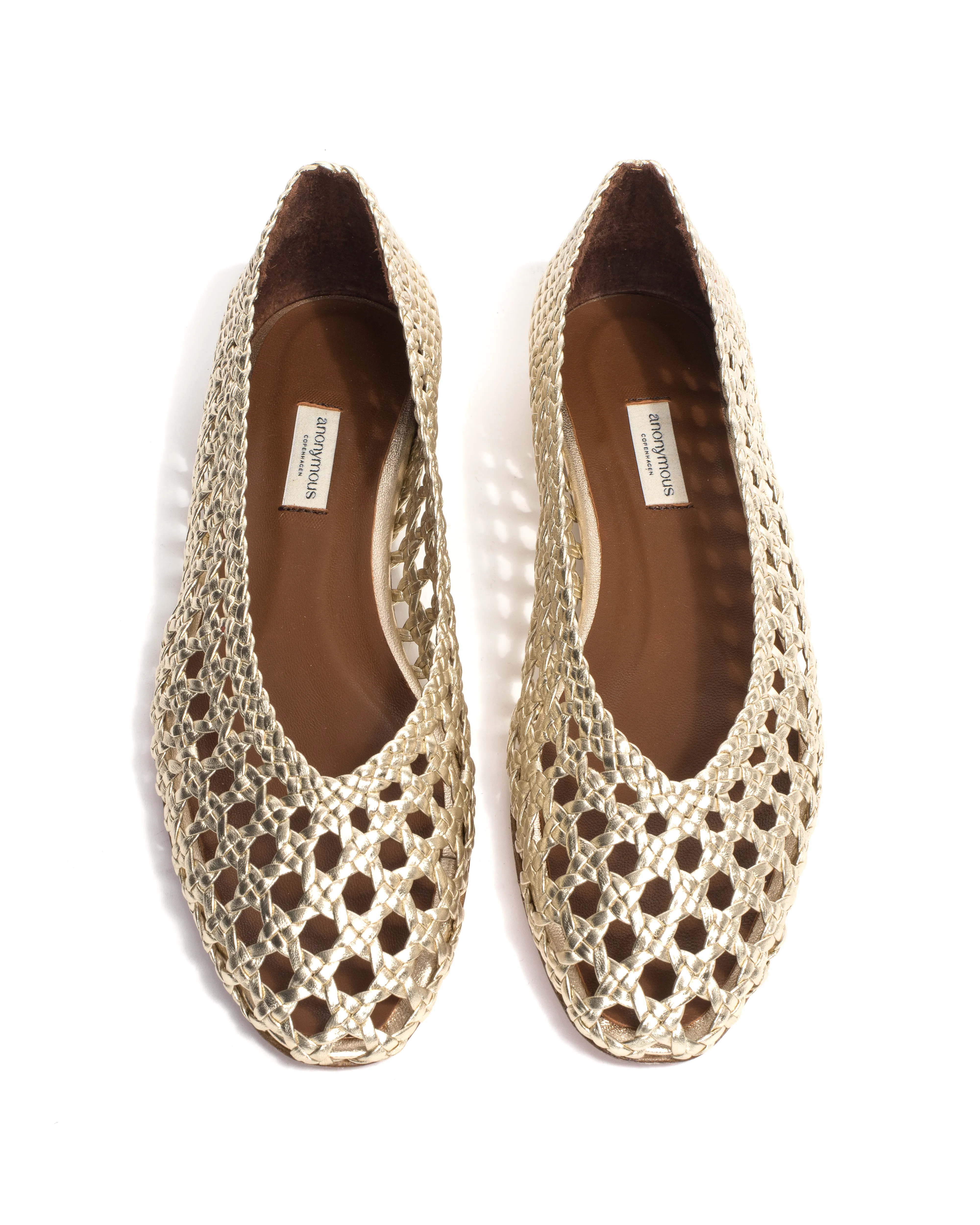 Sessi 10 hand-braided Hand-braided leather Champagne sold by Anonymous Copenhagen product image thumbnail 5