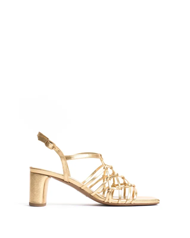 Coco 60 hand-braided Hand-braided leather Gold sold by Anonymous Copenhagen