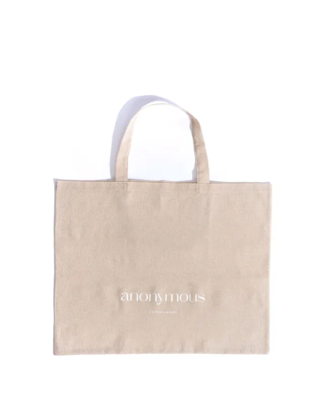 Grand cotton shopper Recycled cotton Natural made by Anonymous Copenhagen