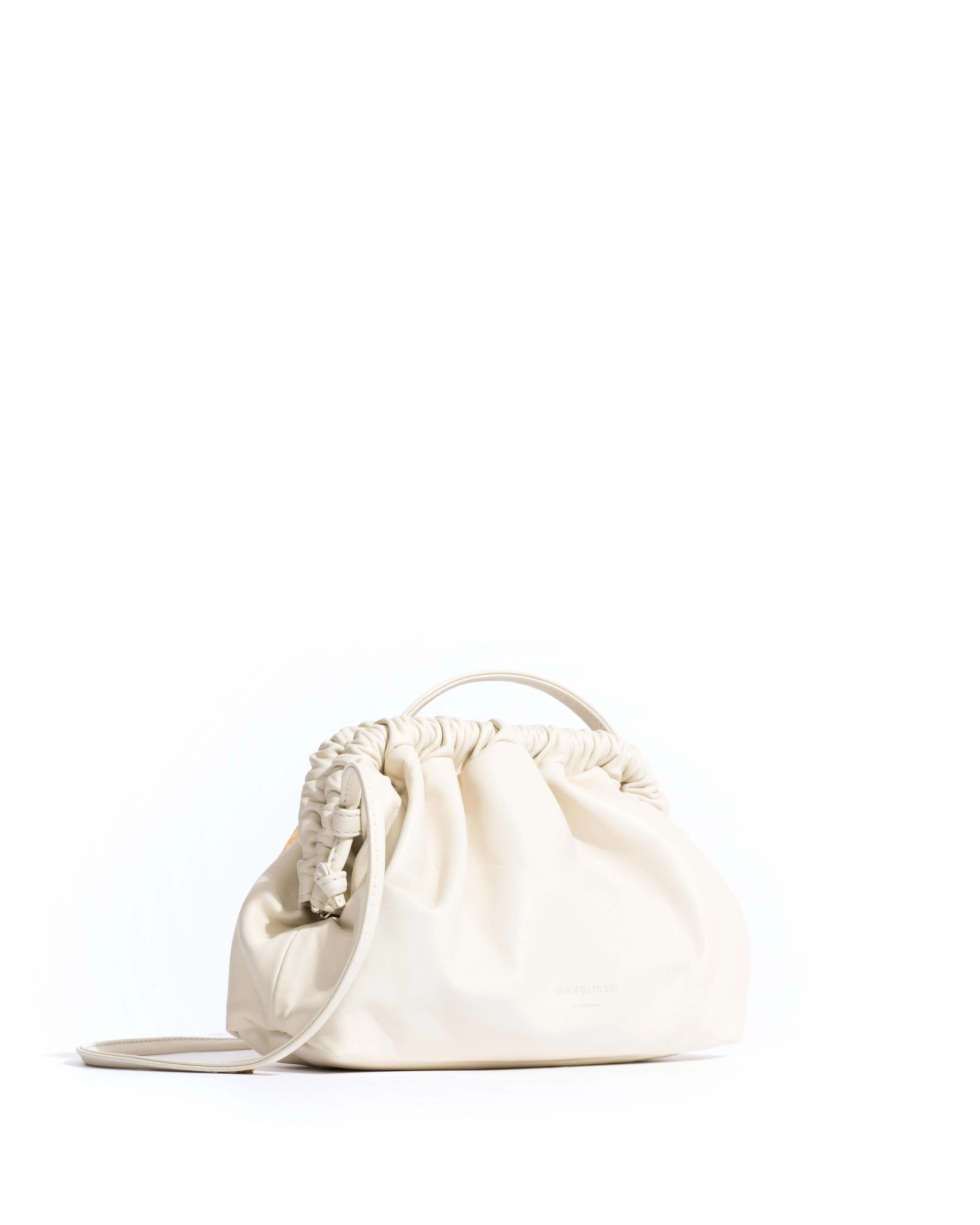Hally petite cloud bag Shiny lamb White sand sold by Anonymous Copenhagen product image thumbnail 2