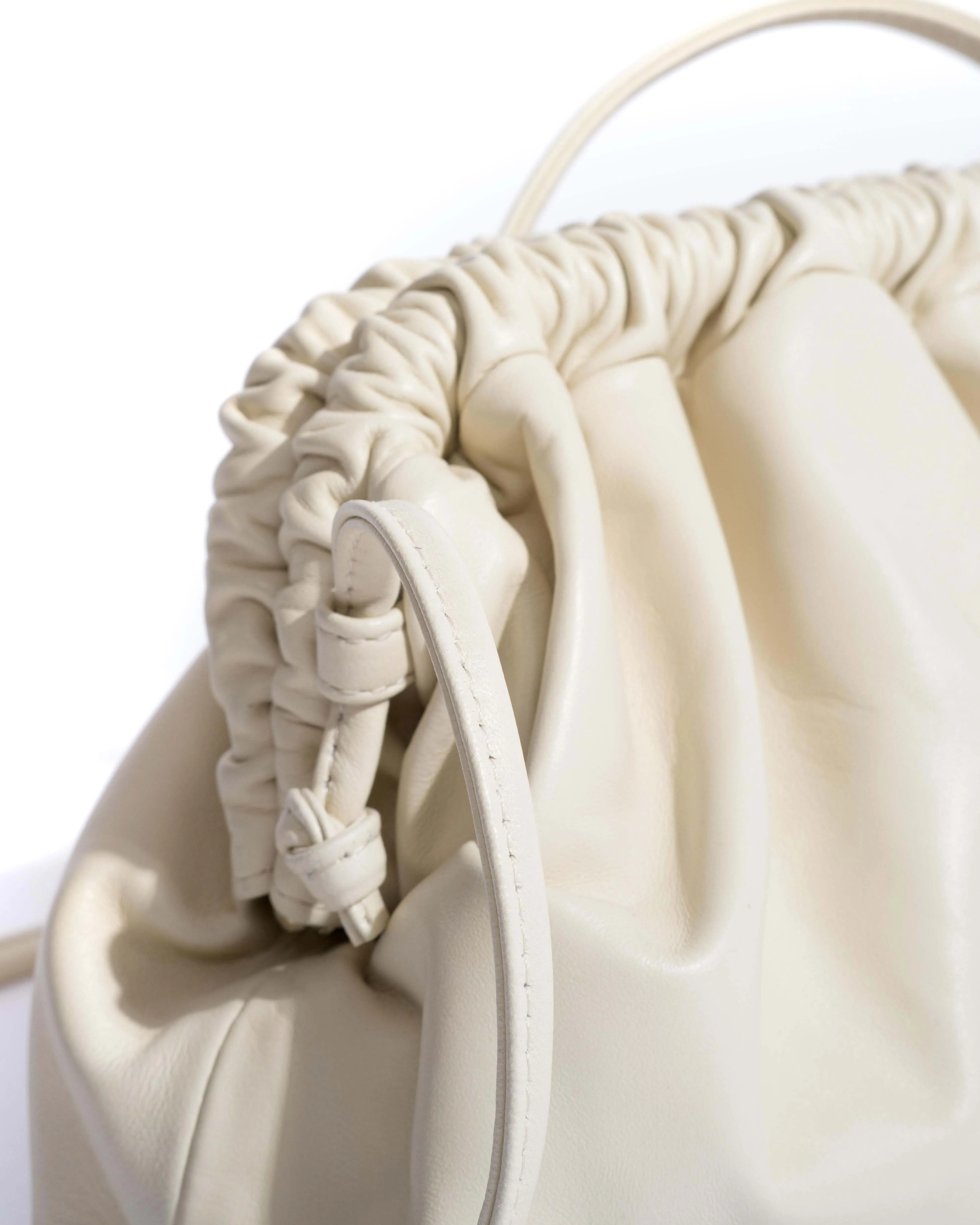 Hally petite cloud bag Shiny lamb White sand sold by Anonymous Copenhagen product image thumbnail 4