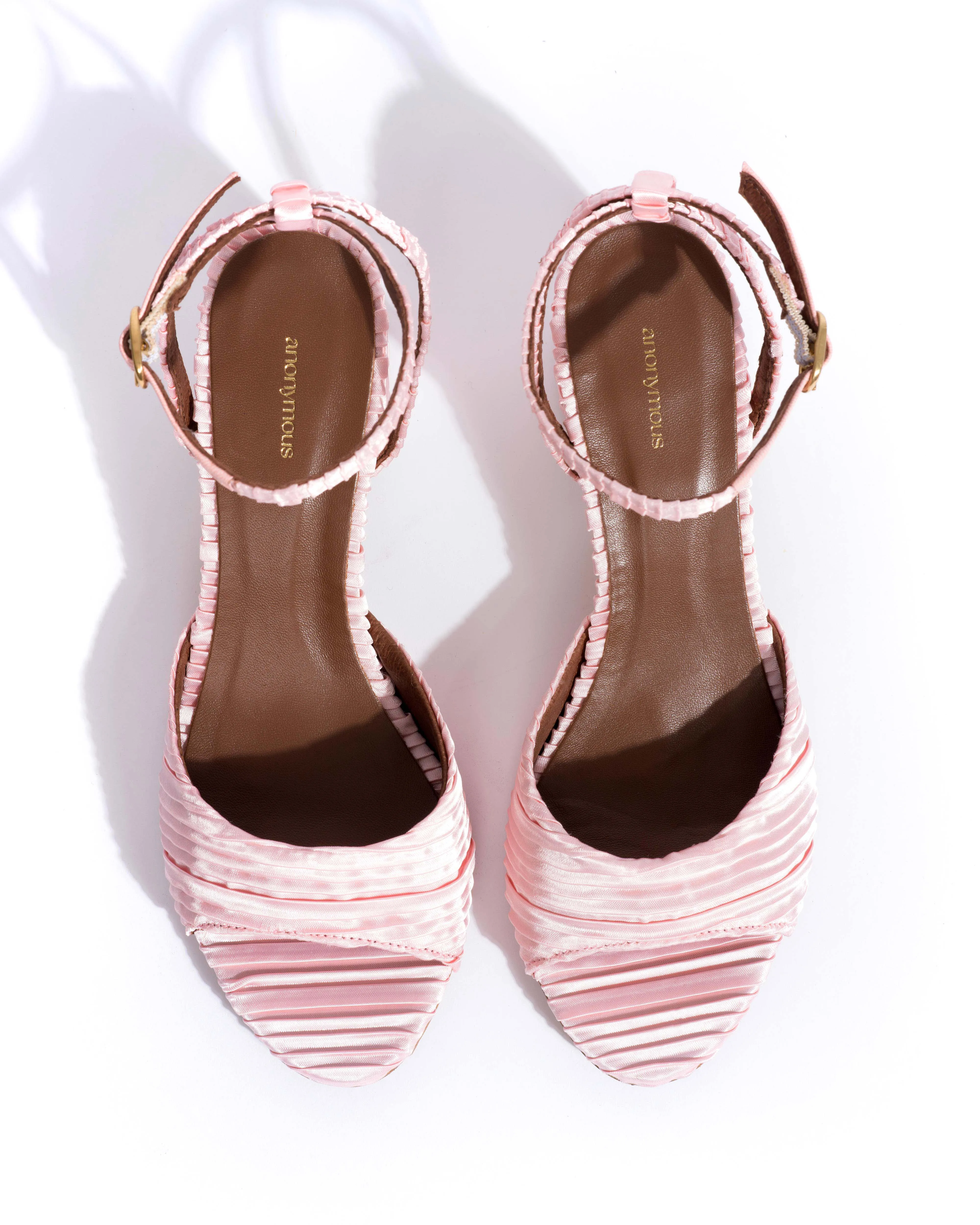 Jolie 55 Pleated satin Dreamy pink sold by Anonymous Copenhagen product image thumbnail 4