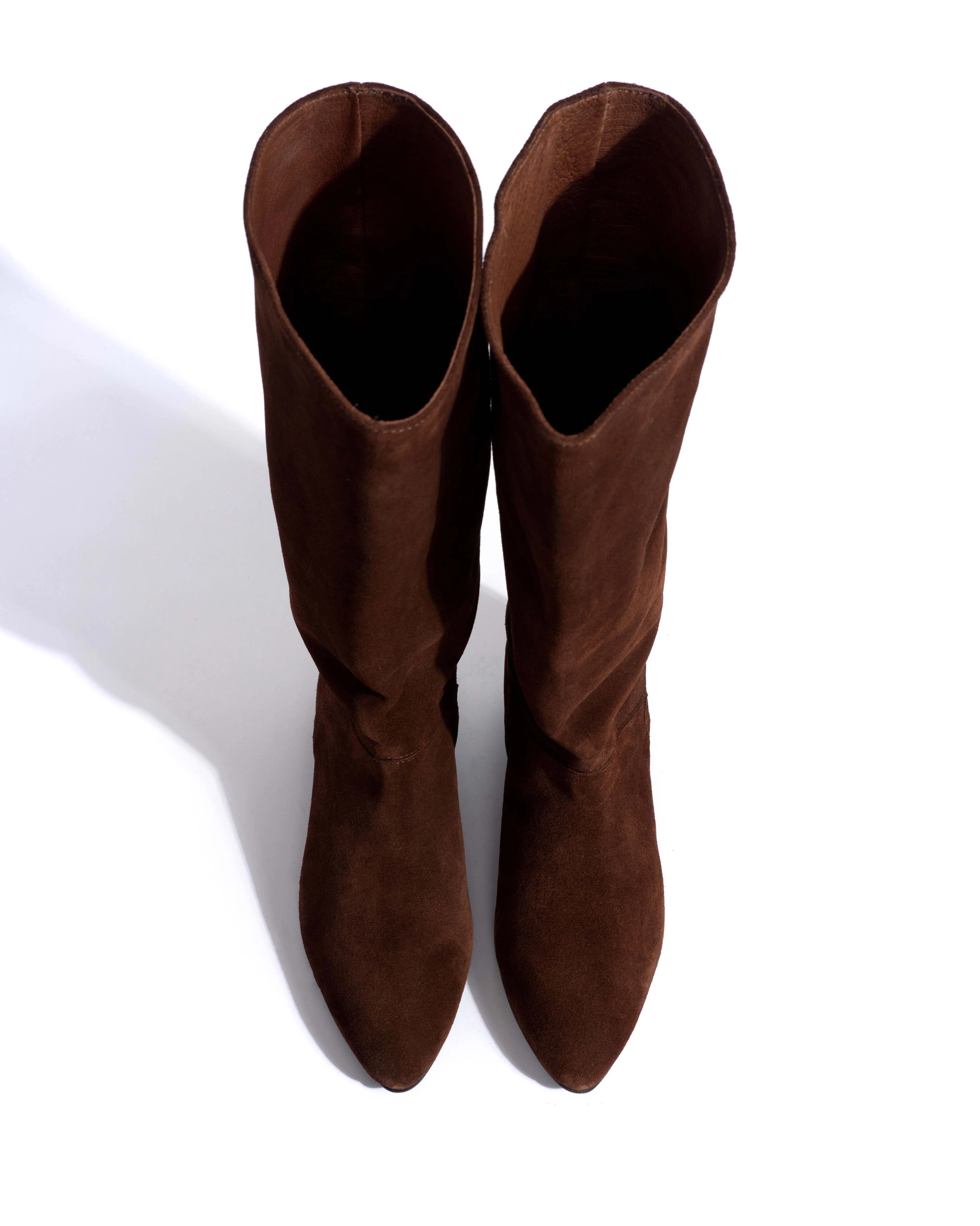 Jasmina 20 Calf suede & sleek leather Chocolate sold by Anonymous Copenhagen product image thumbnail 4