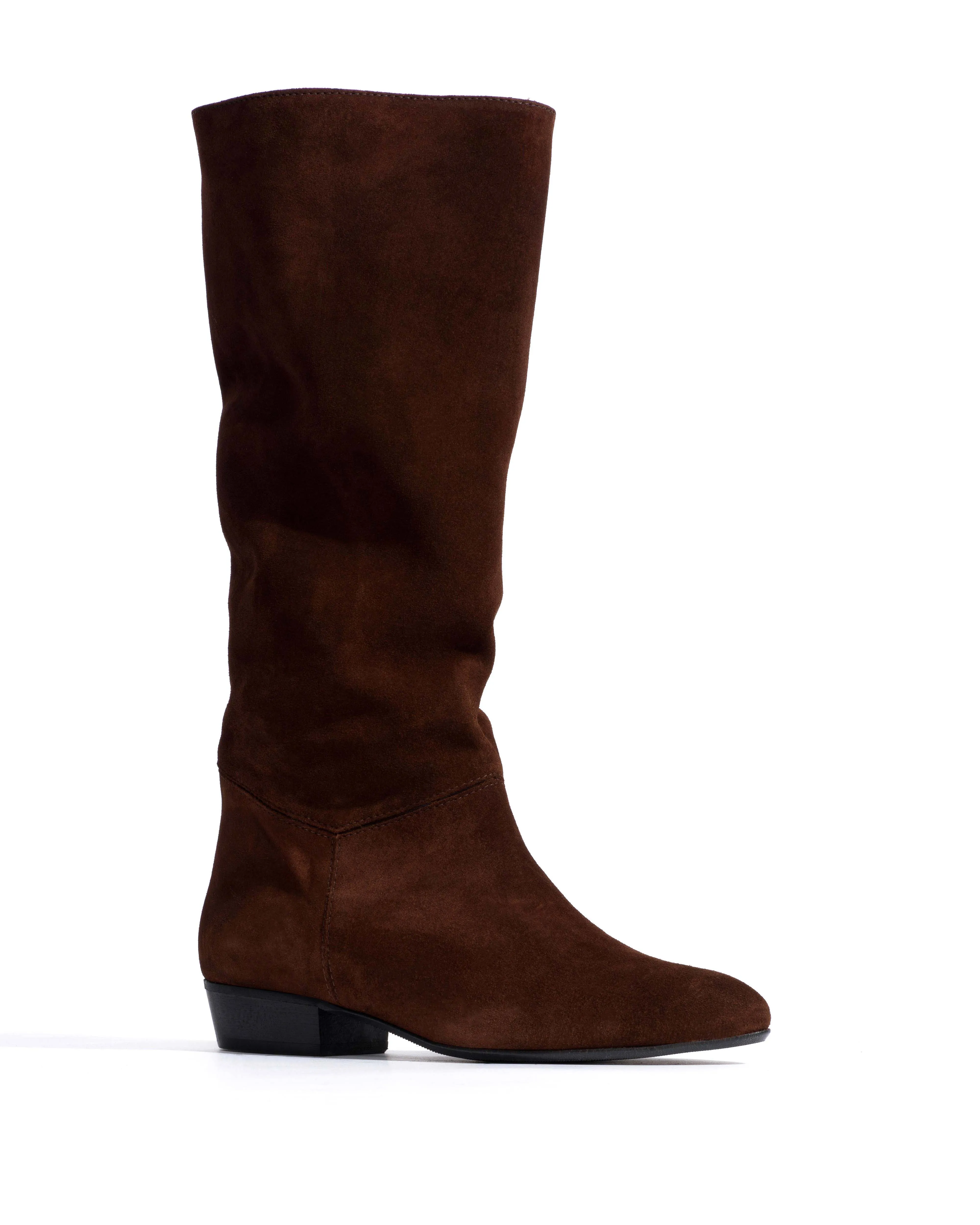 Jasmina 20 Calf suede & sleek leather Chocolate sold by Anonymous Copenhagen product image thumbnail 2