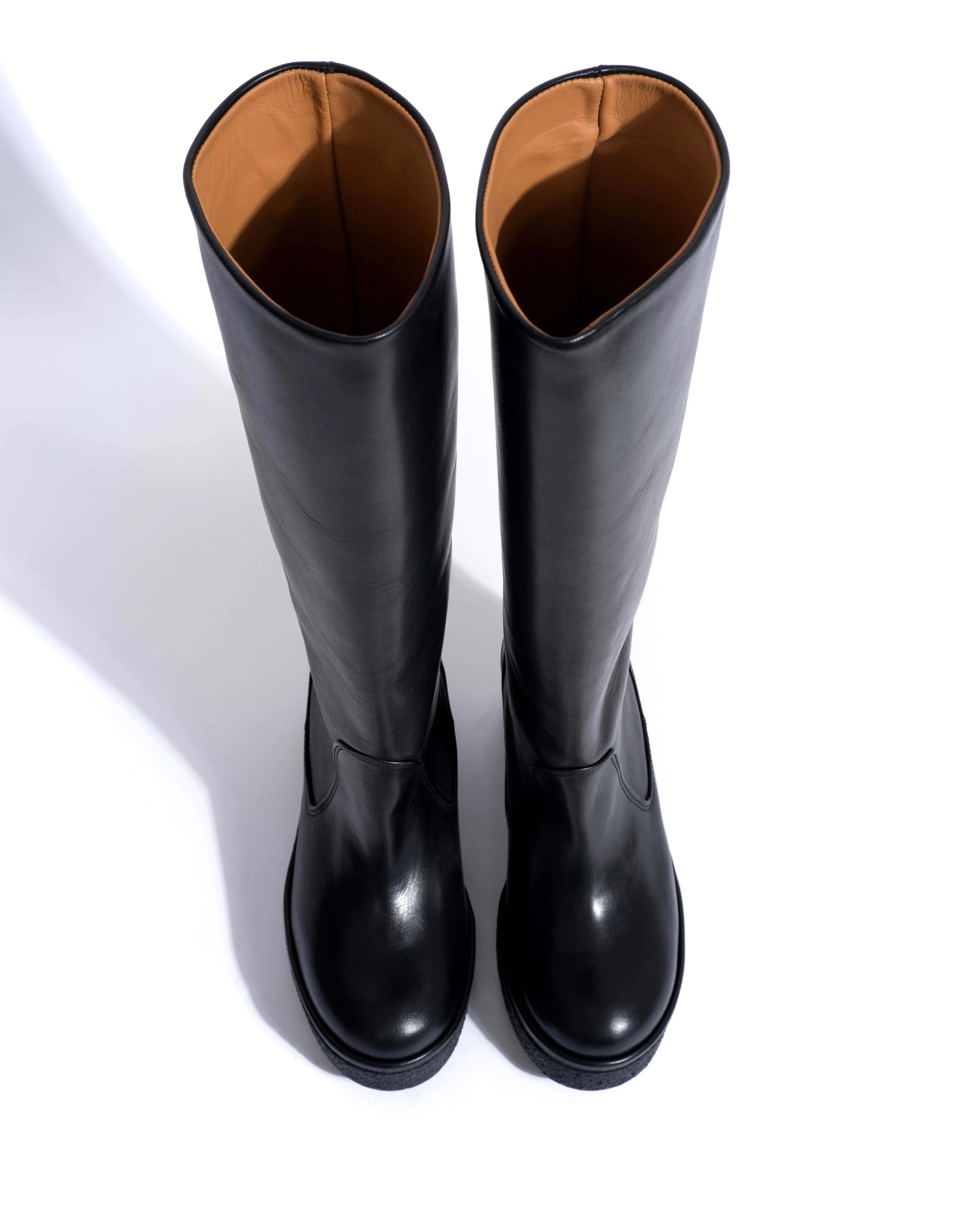 Valle 65 platform Soft calf & sole Black & black sold by Anonymous Copenhagen product image thumbnail 4