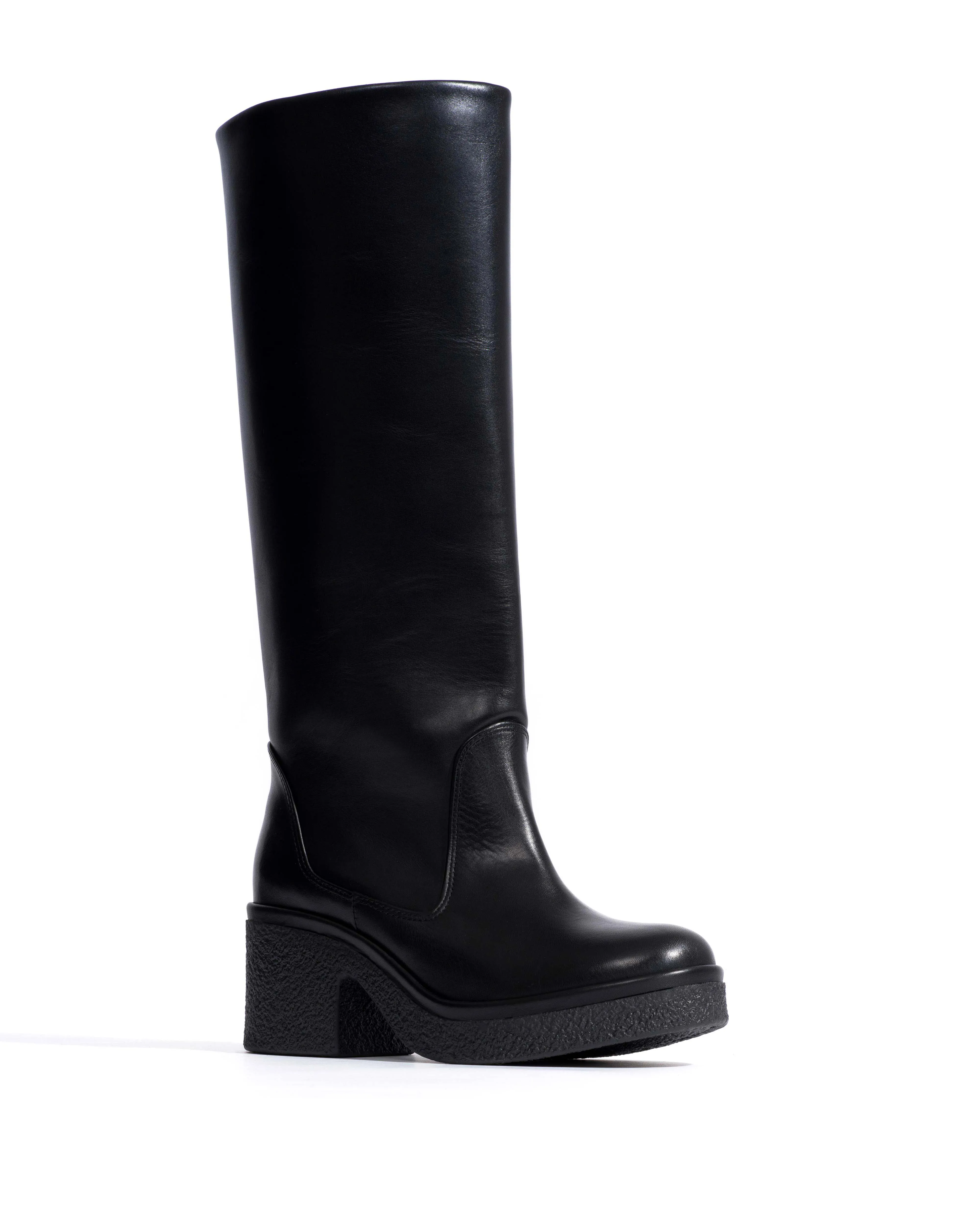 Valle 65 platform Soft calf & sole Black & black sold by Anonymous Copenhagen product image thumbnail 3