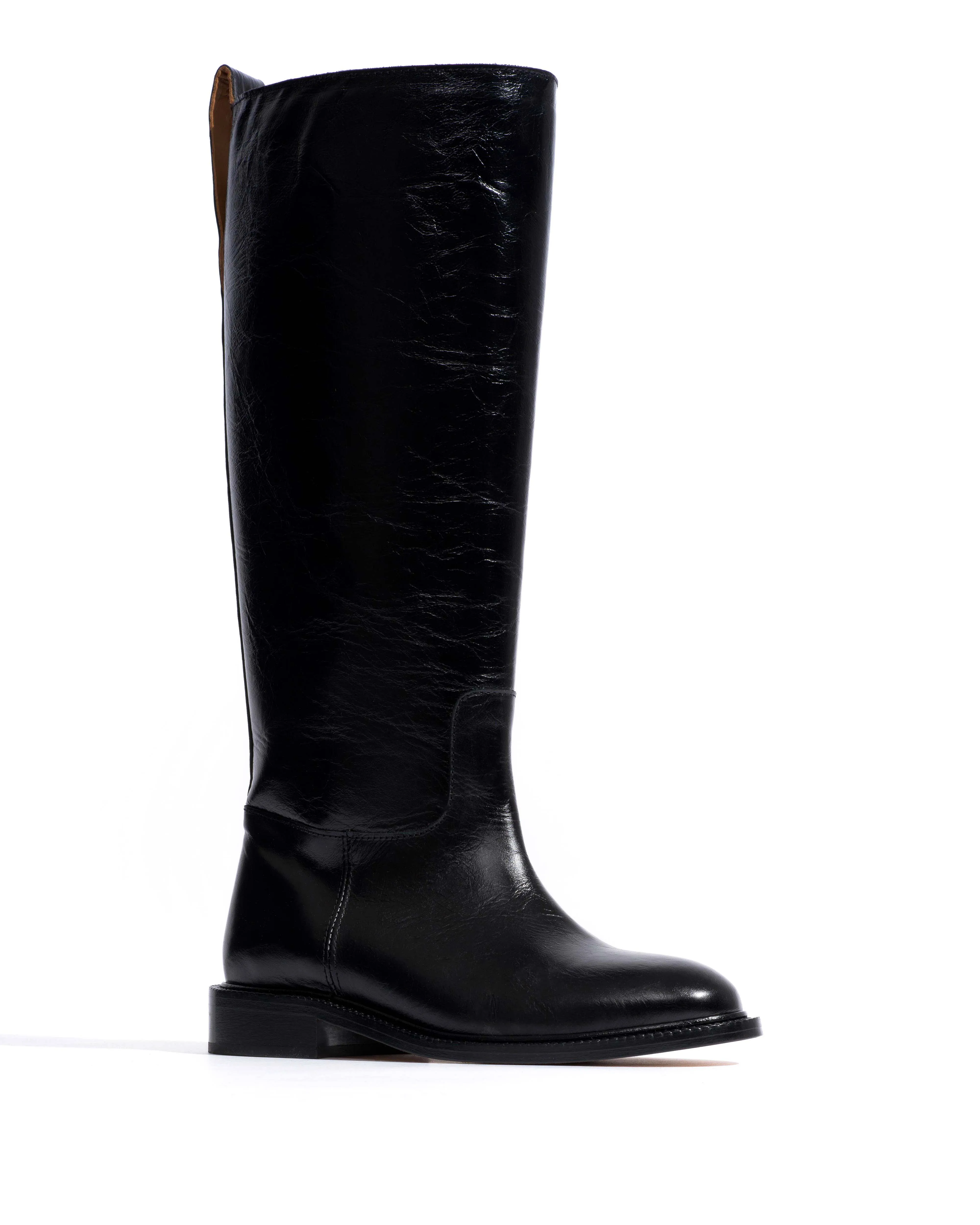 Semih Crinkled soft calf Black sold by Anonymous Copenhagen product image thumbnail 2