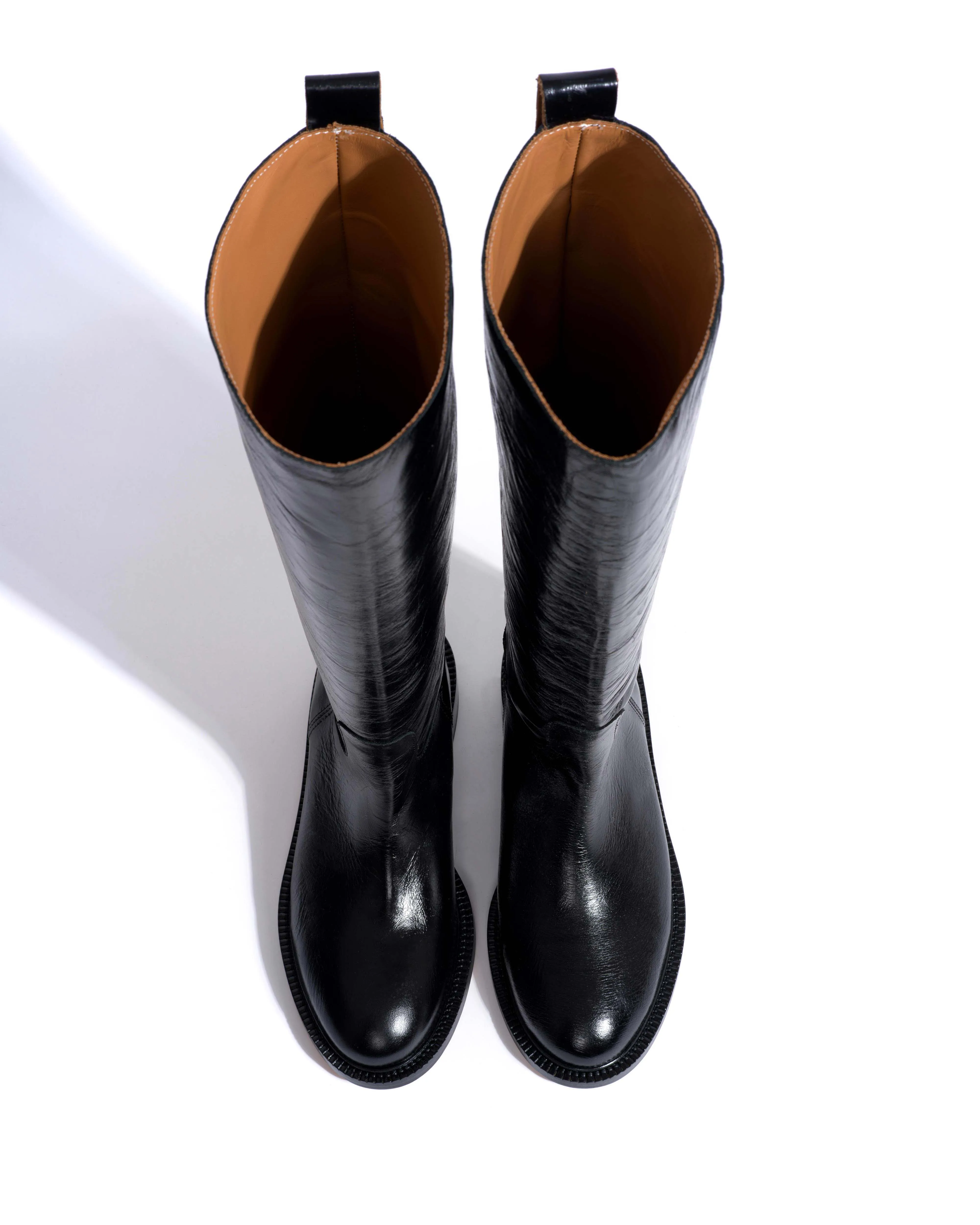 Semih Crinkled soft calf Black sold by Anonymous Copenhagen product image thumbnail 4