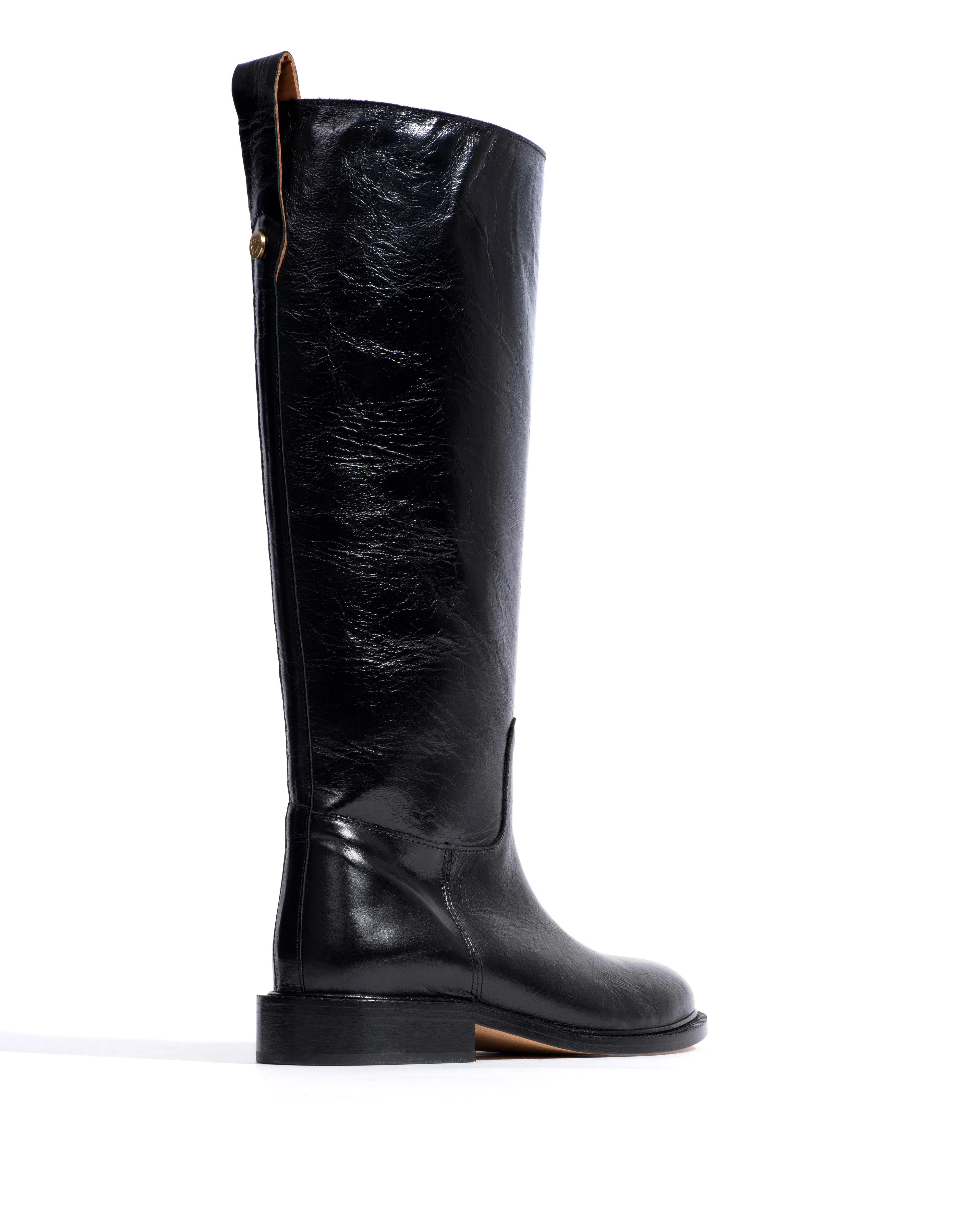 Semih Crinkled soft calf Black sold by Anonymous Copenhagen product image thumbnail 3