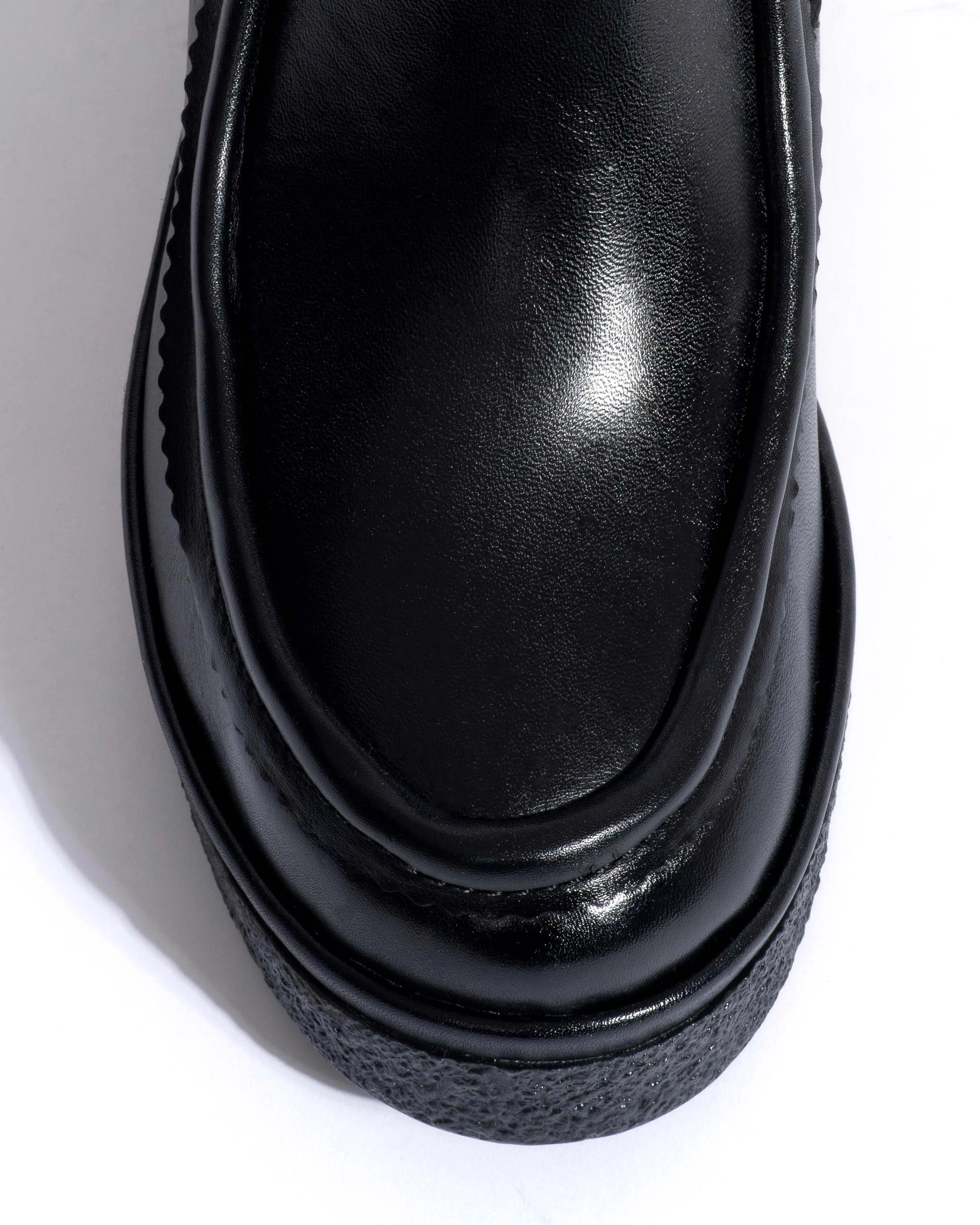 Bambie 65 platform lamb shearling Soft calf & sole Black & black sold by Anonymous Copenhagen product image thumbnail 5