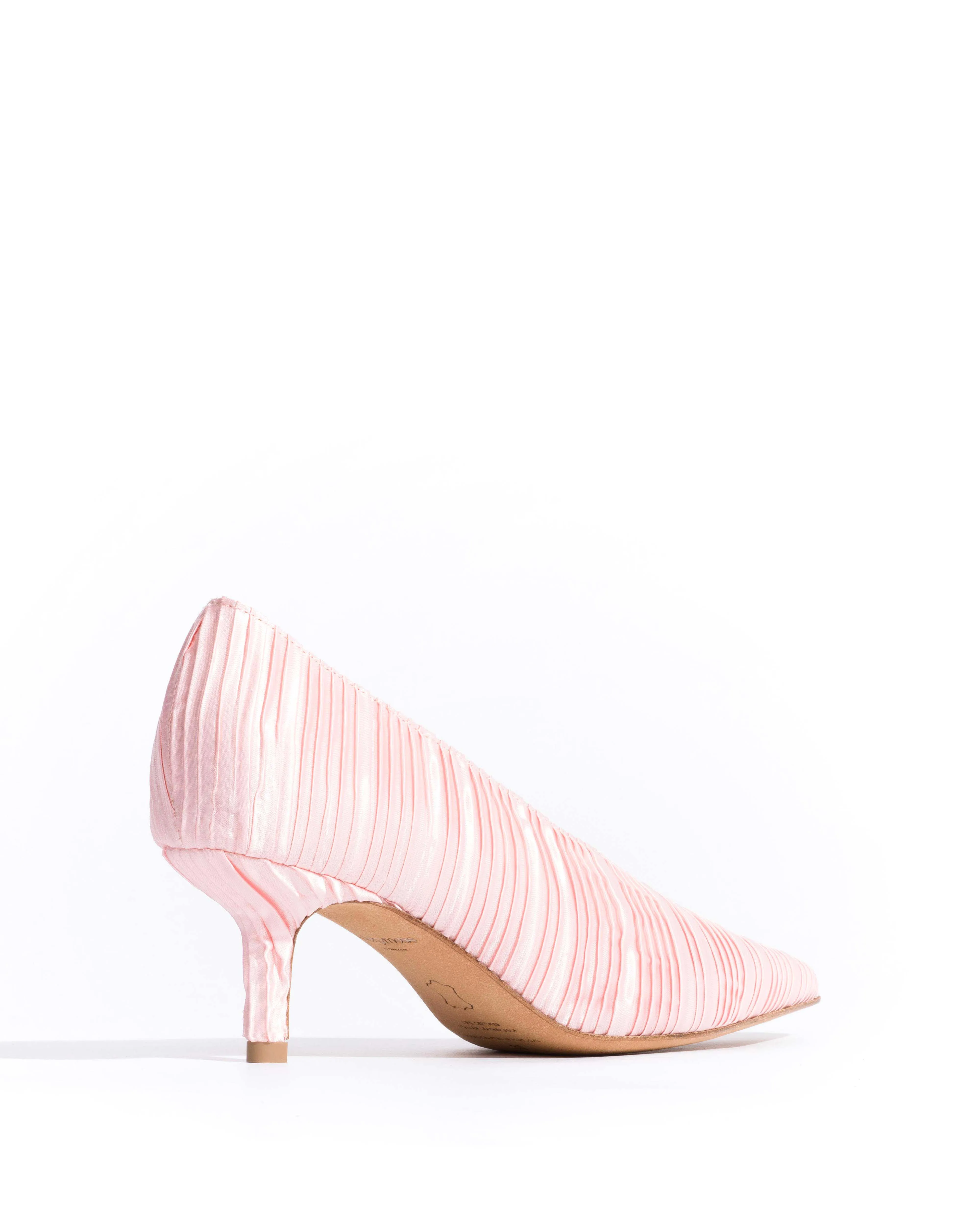 Phia 55 pin Pleated satin Dreamy pink sold by Anonymous Copenhagen product image thumbnail 3