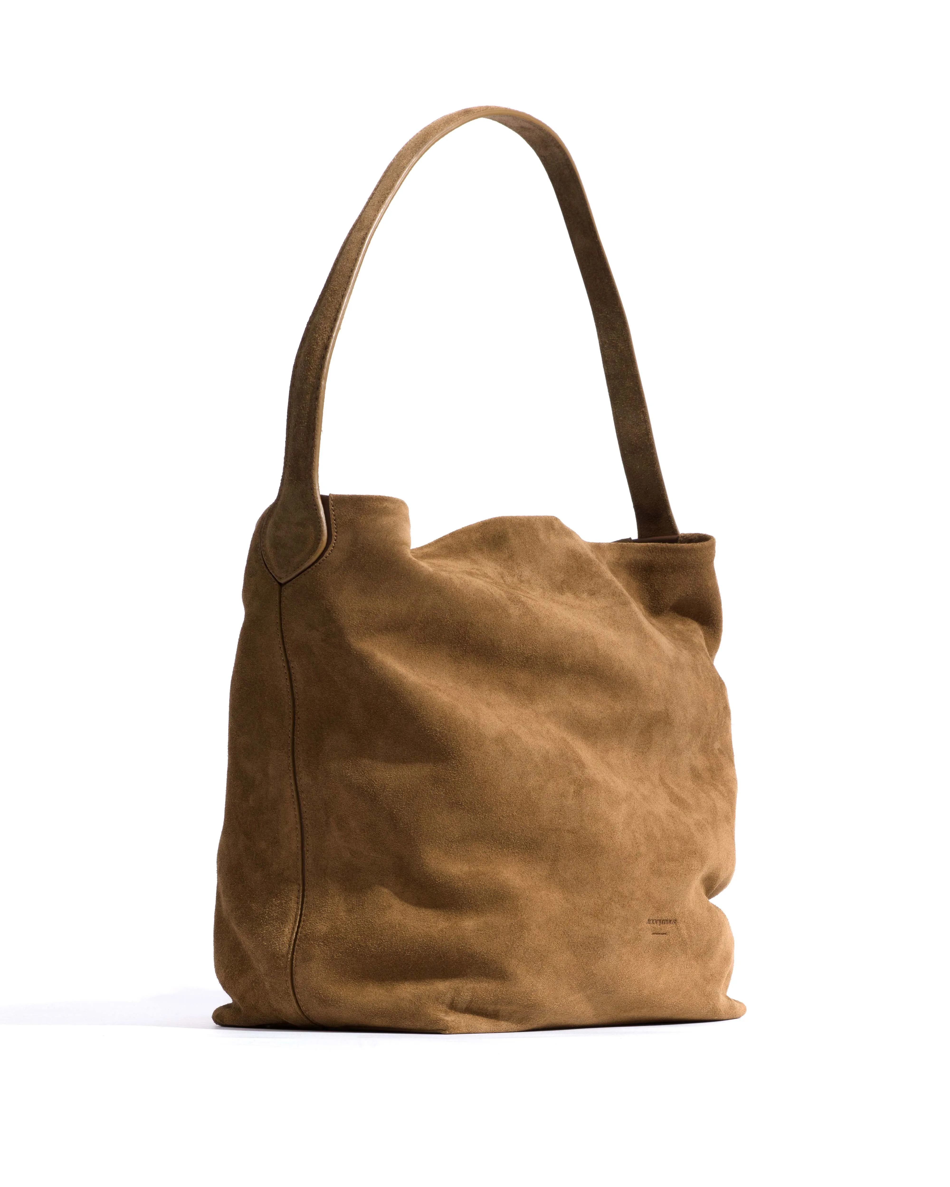 Versa slouchy everyday bag Calf suede Cinnamon sold by Anonymous Copenhagen product image thumbnail 2