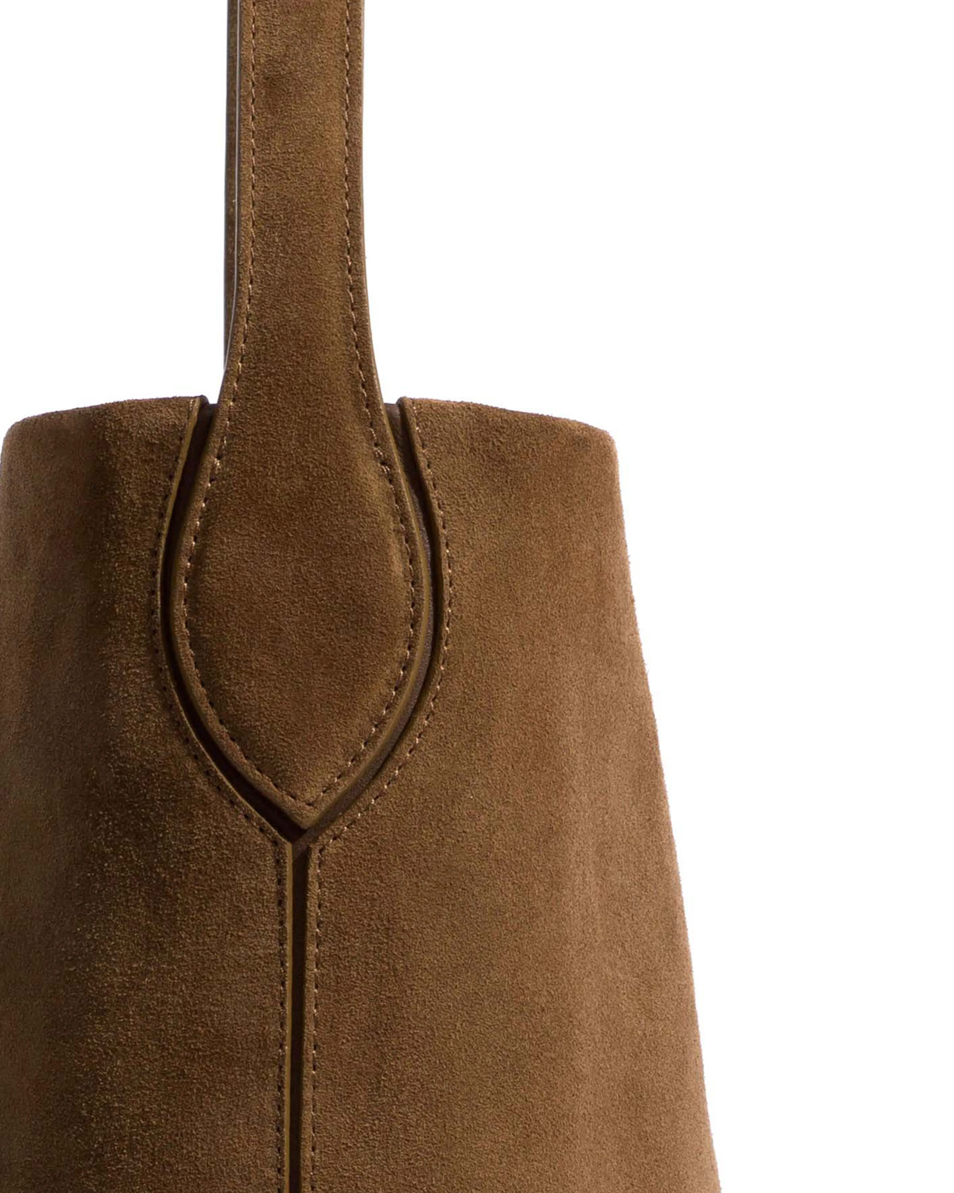 Versa slouchy everyday bag Calf suede Cinnamon sold by Anonymous Copenhagen product image thumbnail 4