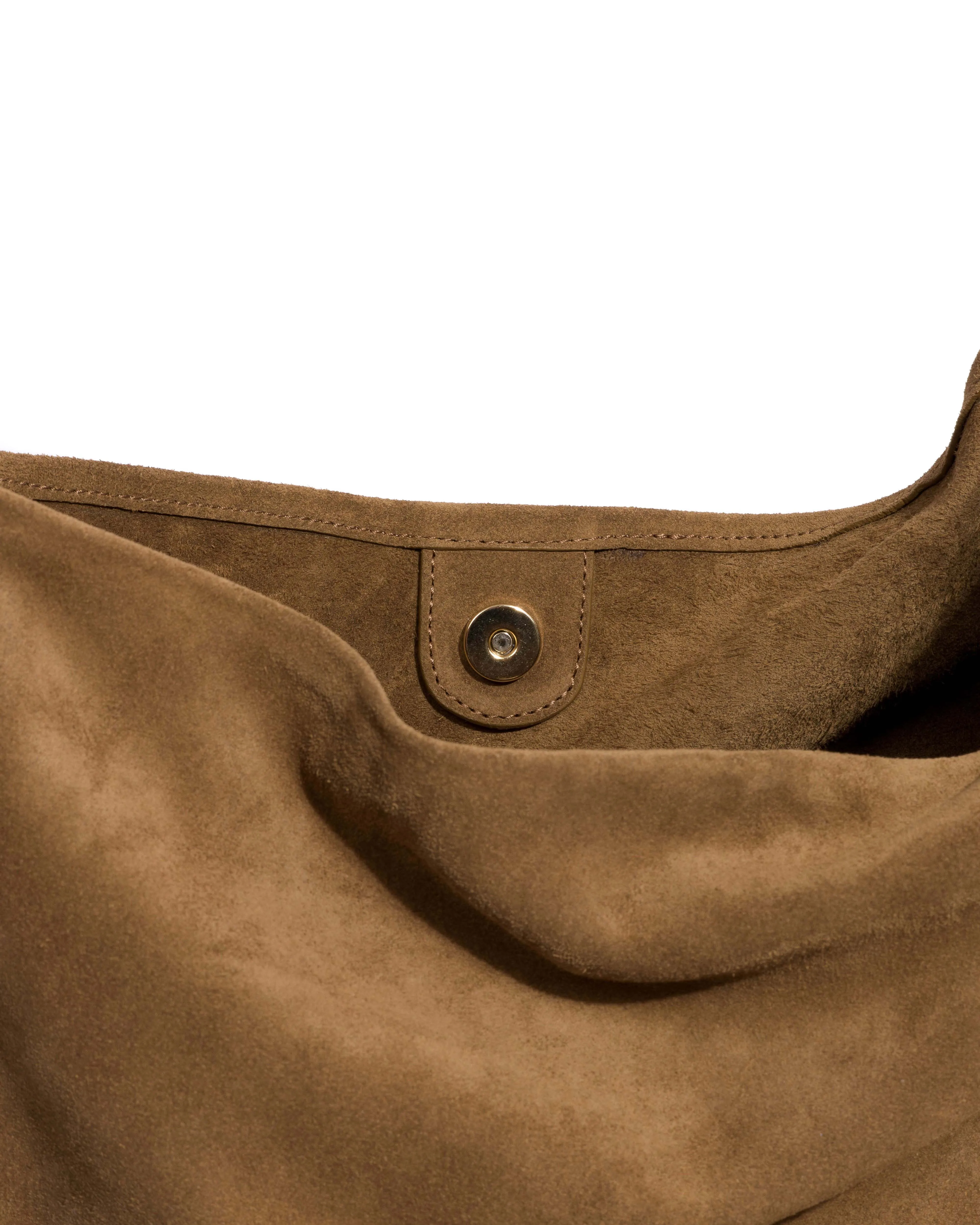 Versa slouchy everyday bag Calf suede Cinnamon sold by Anonymous Copenhagen product image thumbnail 5