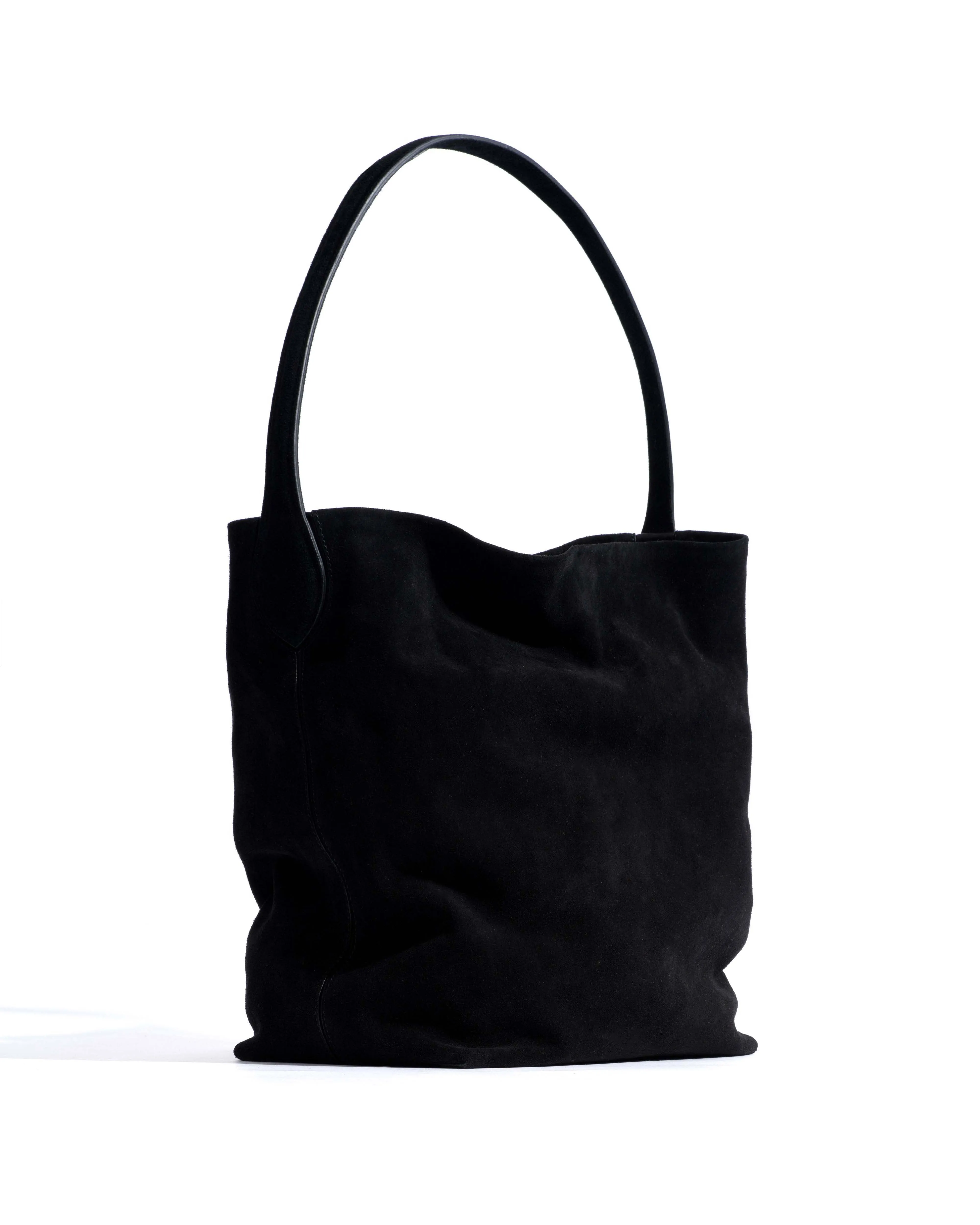 Versa slouchy everyday bag Calf suede Black sold by Anonymous Copenhagen product image thumbnail 2