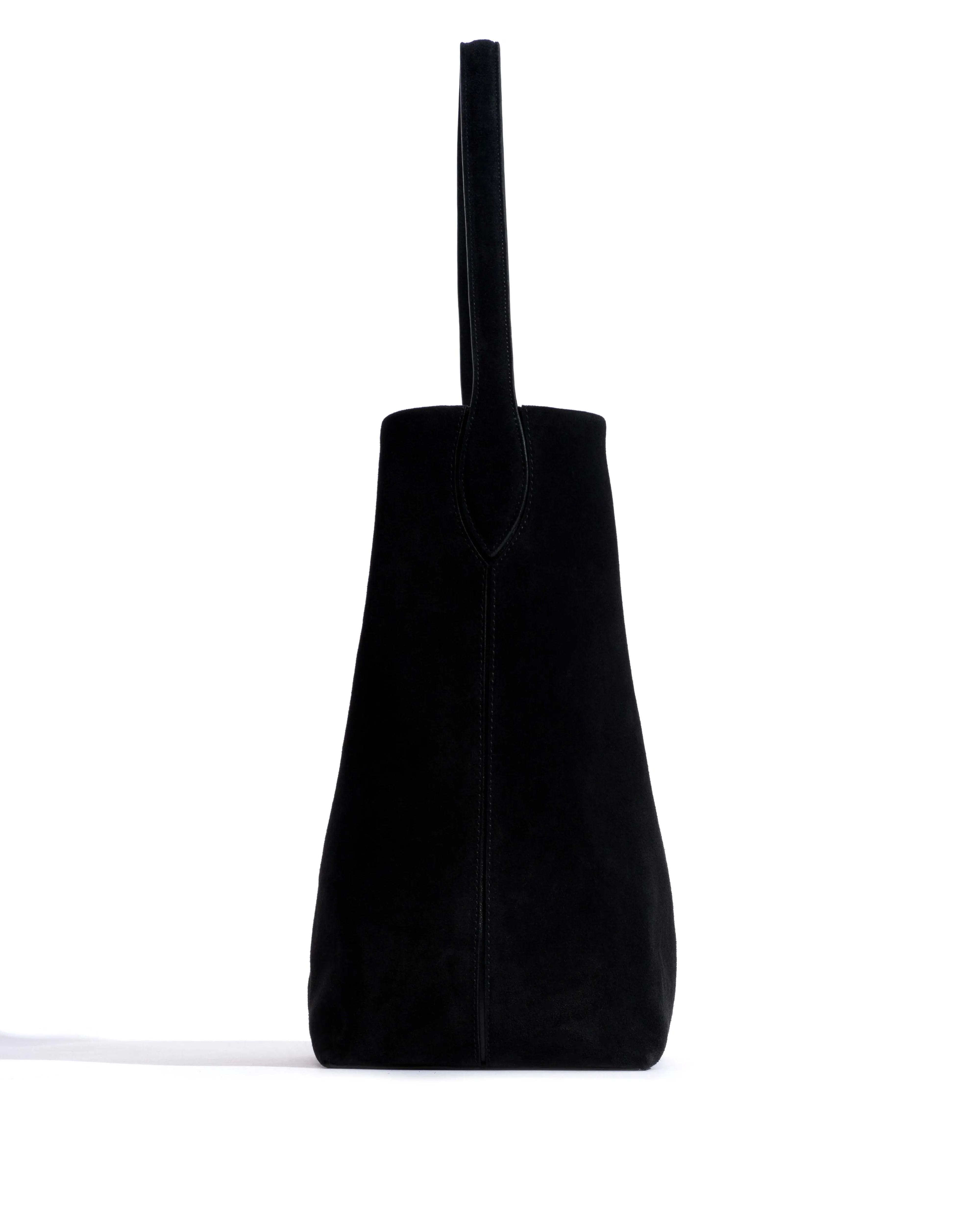 Versa slouchy everyday bag Calf suede Black sold by Anonymous Copenhagen product image thumbnail 3