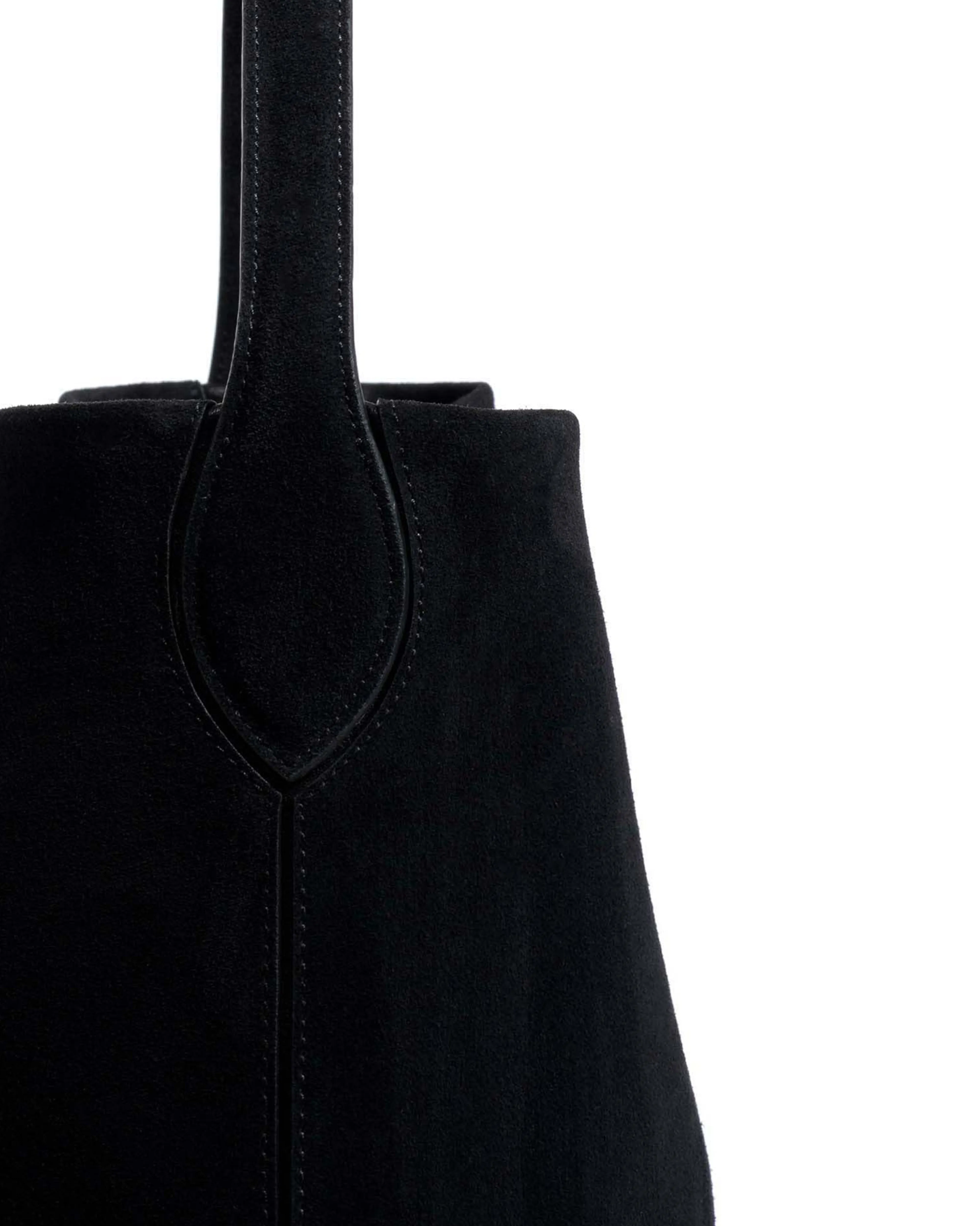 Versa slouchy everyday bag Calf suede Black sold by Anonymous Copenhagen product image thumbnail 4