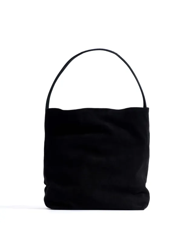 Versa slouchy everyday bag Calf suede Black sold by Anonymous Copenhagen