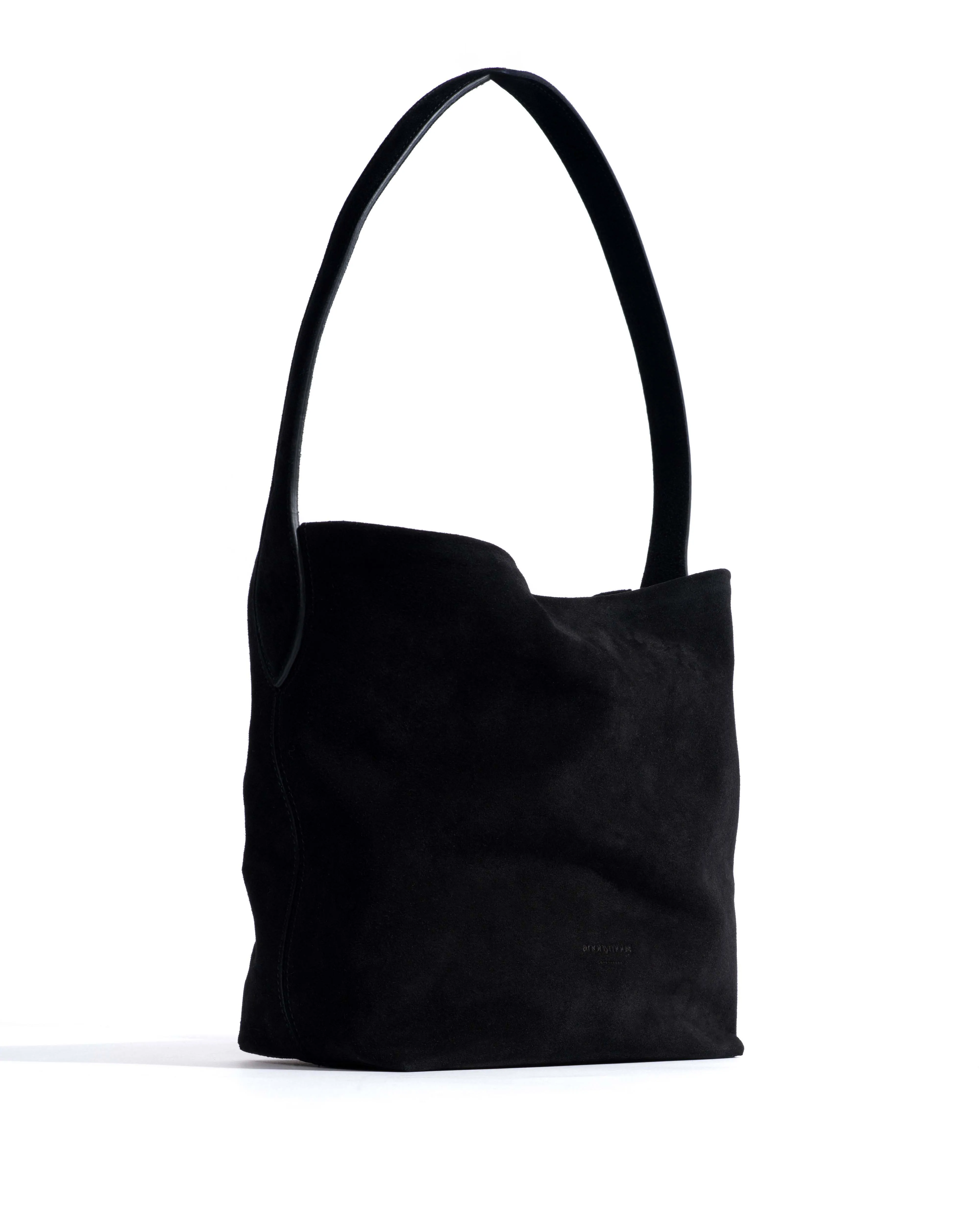 Versa slouchy petite bag Calf suede Black sold by Anonymous Copenhagen product image thumbnail 2