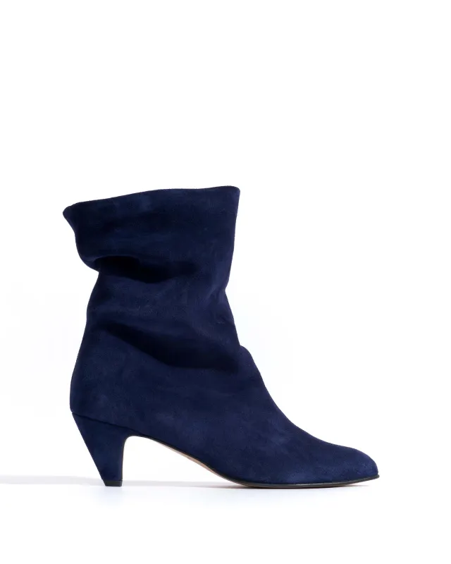 Vully 50 stiletto Calf suede Ink blue sold by Anonymous Copenhagen